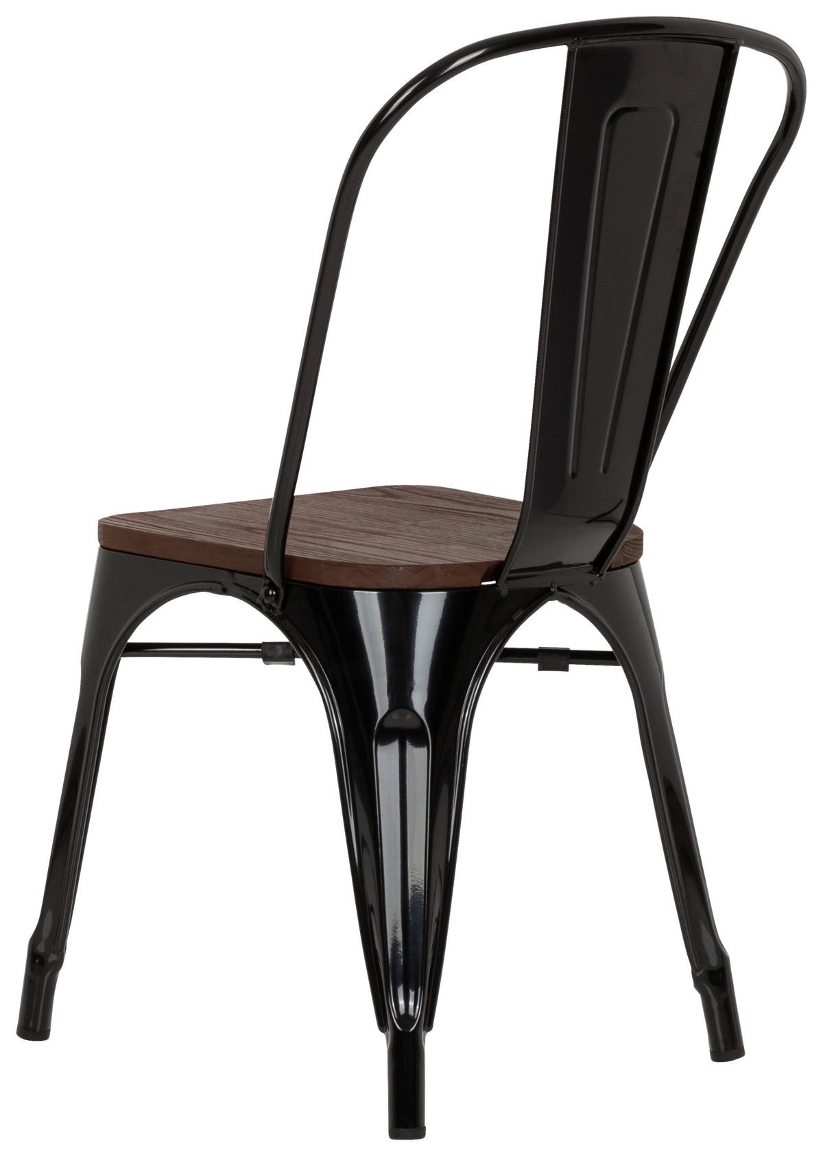 Stol Vantaggio Comfort W, Črna, Brest - črna/temno rjava, Basics, kovina/les (44/84/54cm) - MID.YOU