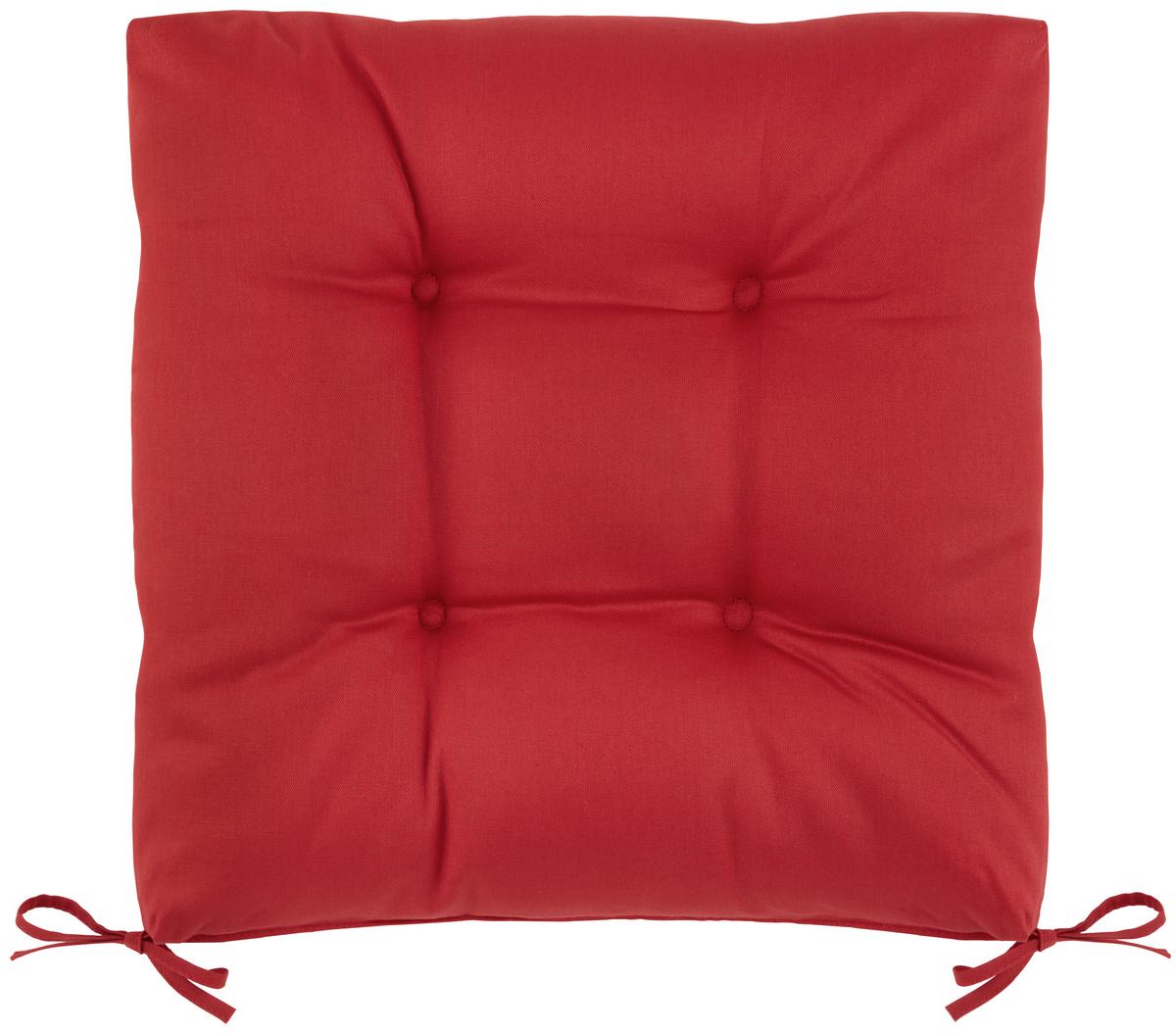 Sedežna Blazina Elli - rdeča, Konvencionalno (40/40/7cm) - Mömax