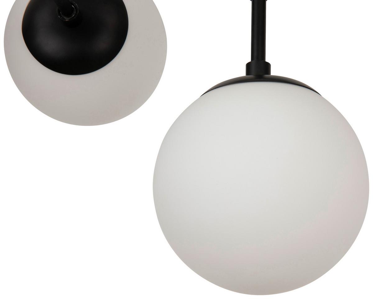 LAMPA SUFITOWA GISELLE - biały, Trend, metal/szkło (124/40/50cm) - Novel