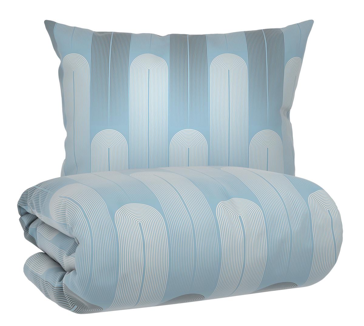 Posteljnina Veix, Siva, Saten, 60/80, 140/200 - siva, tekstil (140/200cm) - Mömax