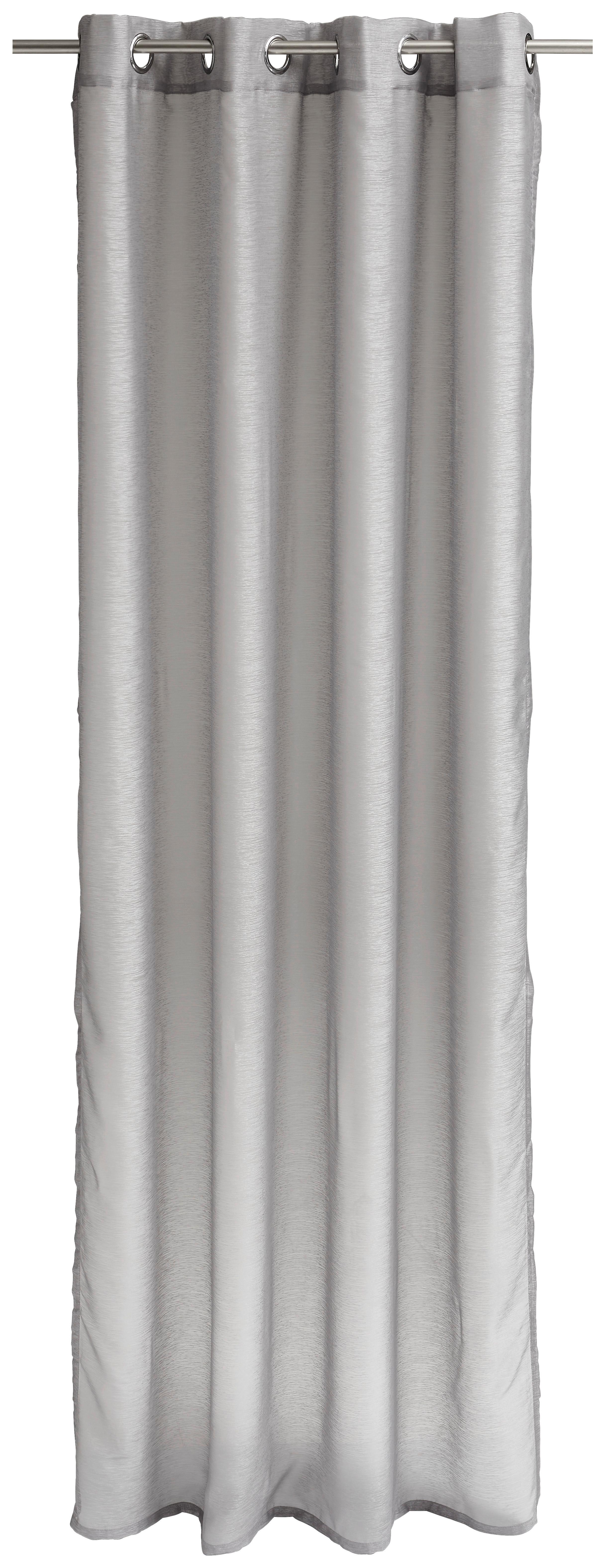 ZASŁONA NA PRZELOTKACH T-CLEAN TOM TAILOR - szary, Basics, tkanina (140/250cm) - Tom Tailor