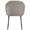 STOL MED ARMSTÖD FIONA - beige/svart, Design, metall/textil (63/82/60cm) - Mömax