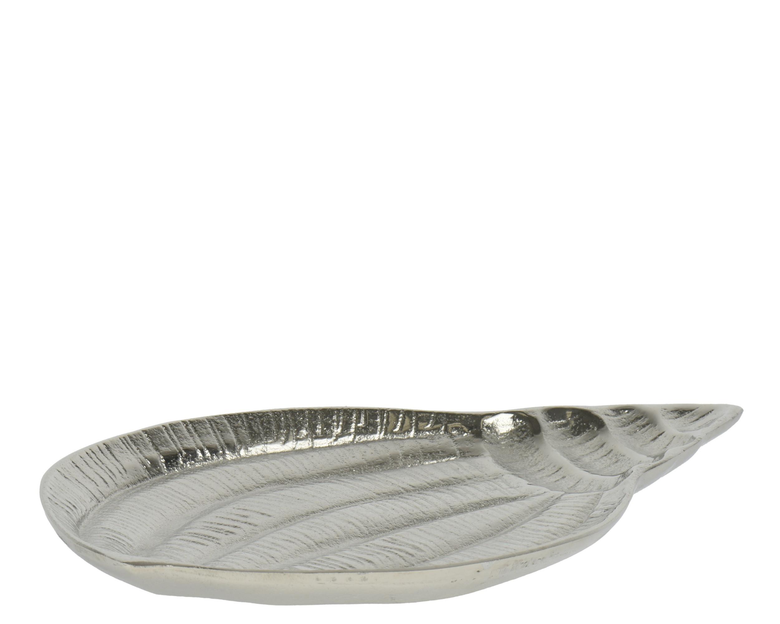 Tanjur Dekorativni Lorenz - srebrne boje, Basics, metal (19,5/29,5/2cm)