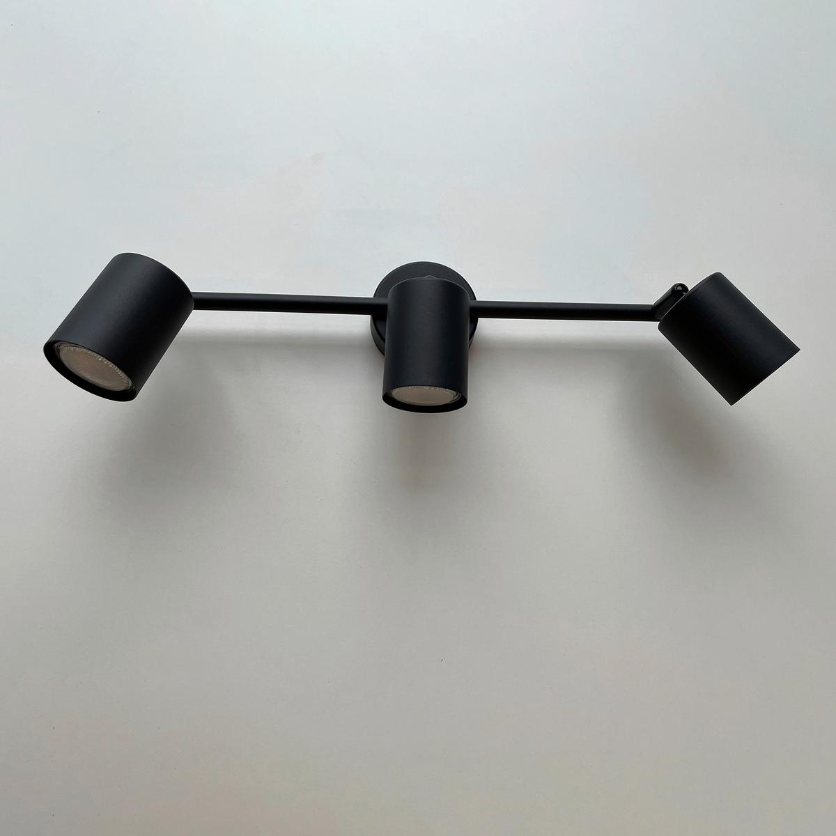 LED-Deckenleuchte Vano Schwarz max. 4 Watt - Schwarz, Basics, Metall (42/8/12cm) - Fischer & Honsel