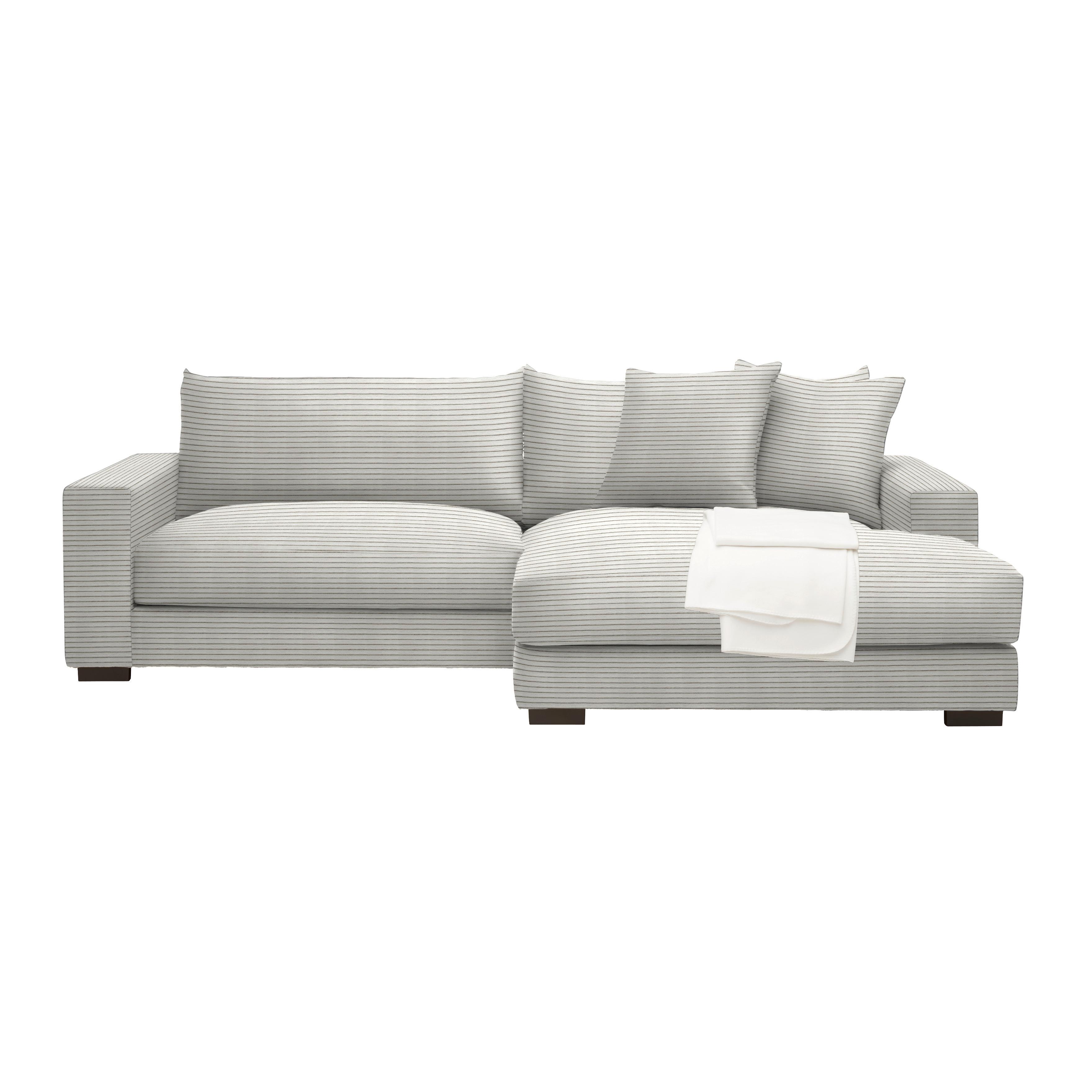 Ecksofa Pedro Beige - Beige, MODERN, Textil (265/83/180cm) - Mömax