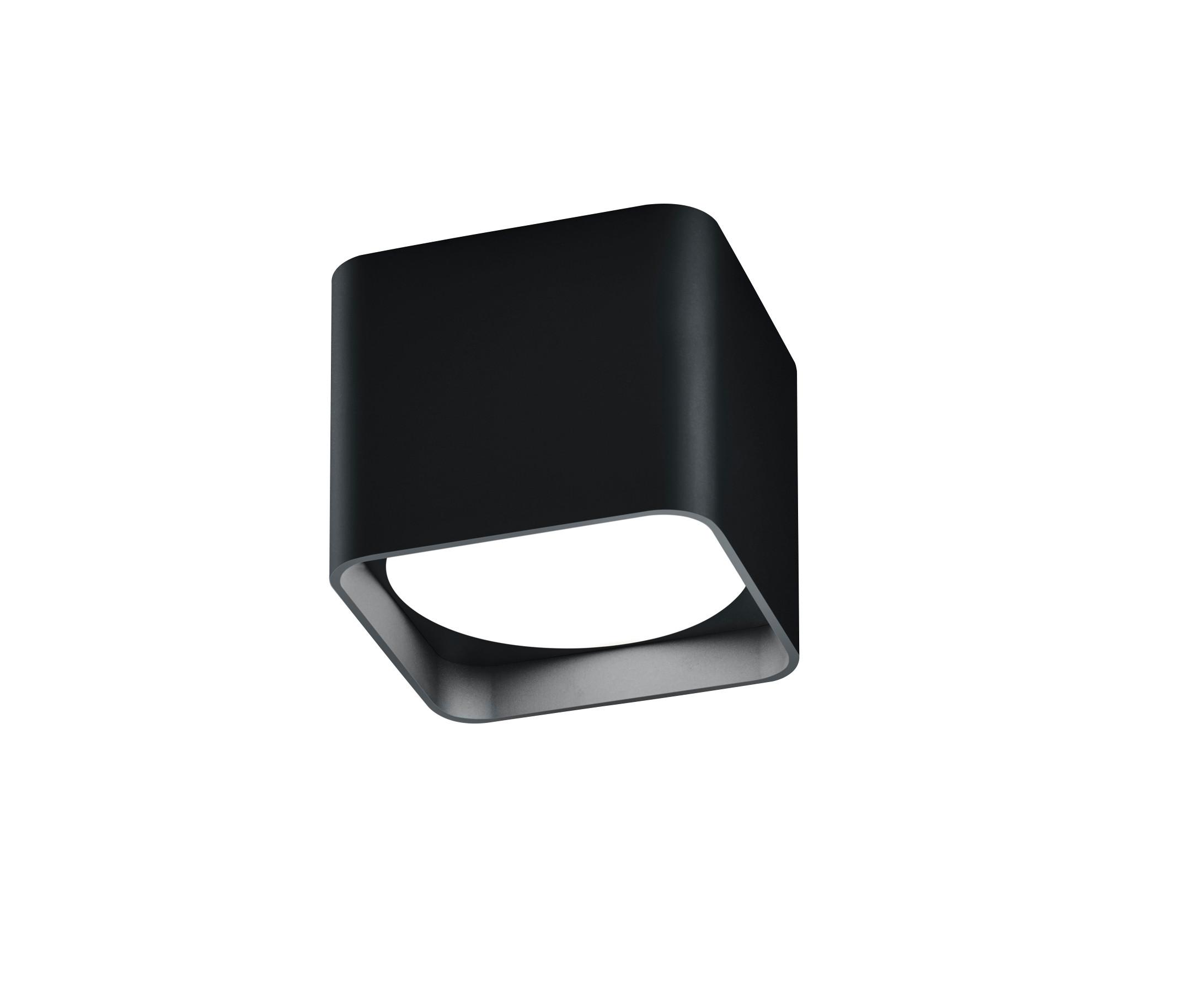 LAMPA SUFITOWA LED 15/1805.22 DORA - czarny, Design, metal/szkło (10/10/8,5cm) - Helestra