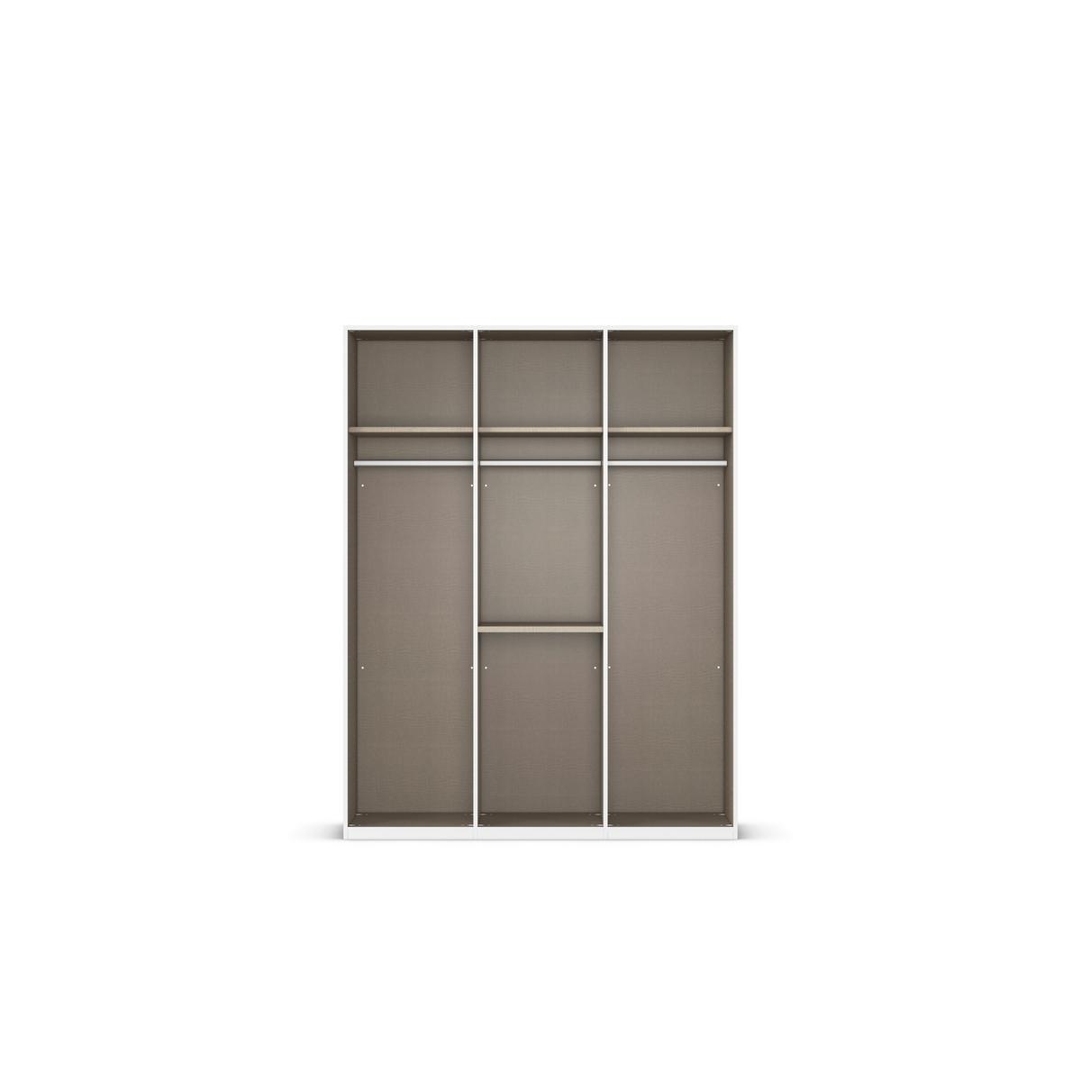 Omara S Klasičnimi Vrati Evelyn, Barva Hrasta - hrast sonoma, Design, umetna masa/steklo (151/197/60cm) - Novel