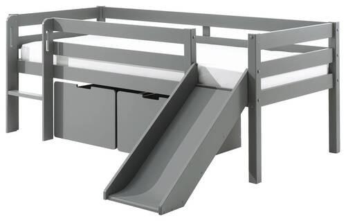 Spielbett "Pino", 90x200 cm, grau - Grau, MODERN, Holz/Holzwerkstoff (90/200cm) - MID.YOU