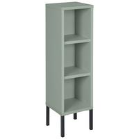 REGAŁ NISKI DLA NIEMOWLĄT MIA 0429-UR_00 - zielony/antracytowy, Basics, materiał drewnopochodny/metal (25/89/25cm) - Jimmylee