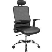 Chefsessel in Schwarz - Schwarz, MODERN, Holz/Holzwerkstoff (63,5/112-120/63,5cm) - Mömax