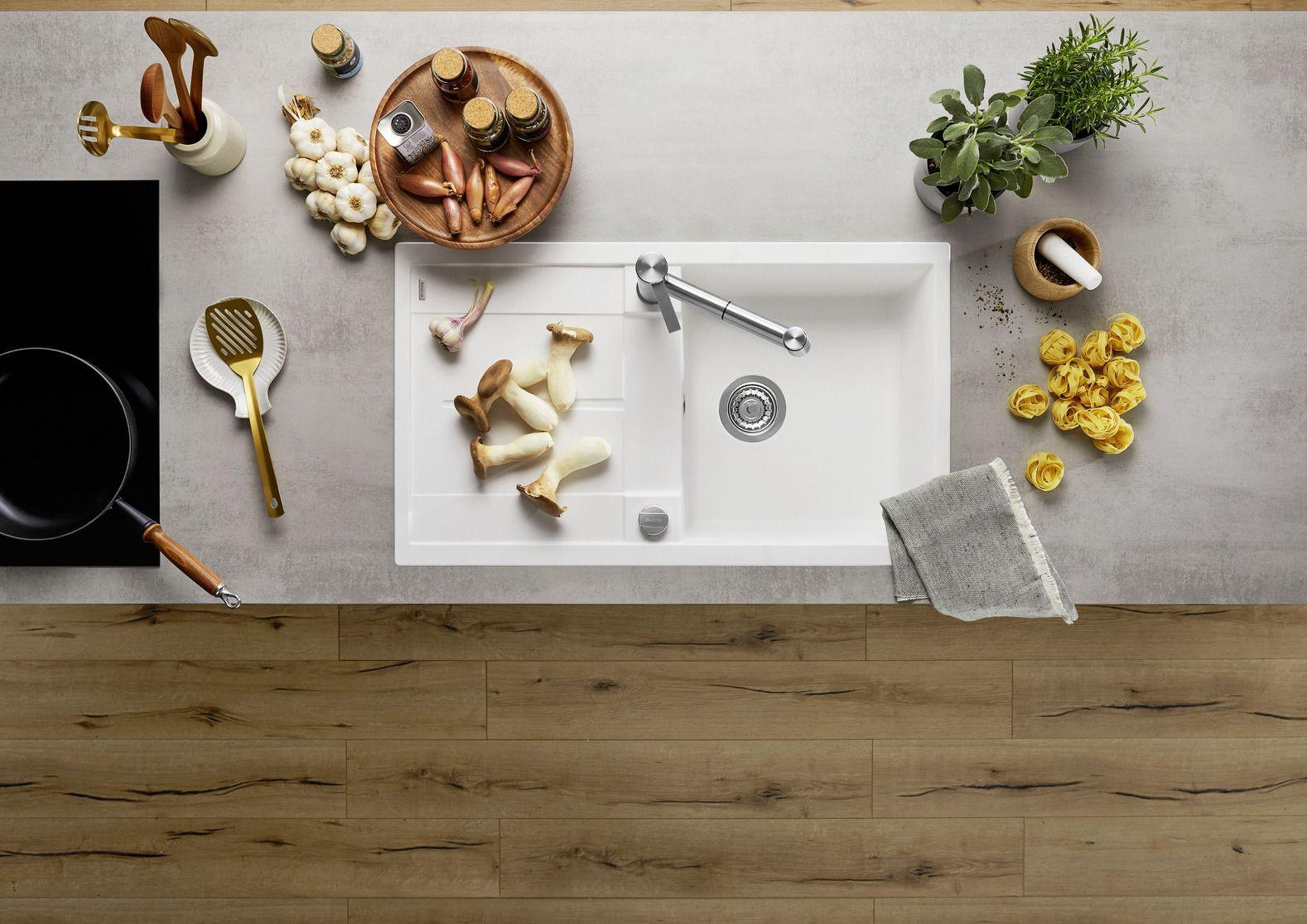 Spüle Metra 5S Typ:513044 Anthrazit - Anthrazit, MODERN, Stein (86/50cm) - Blanco