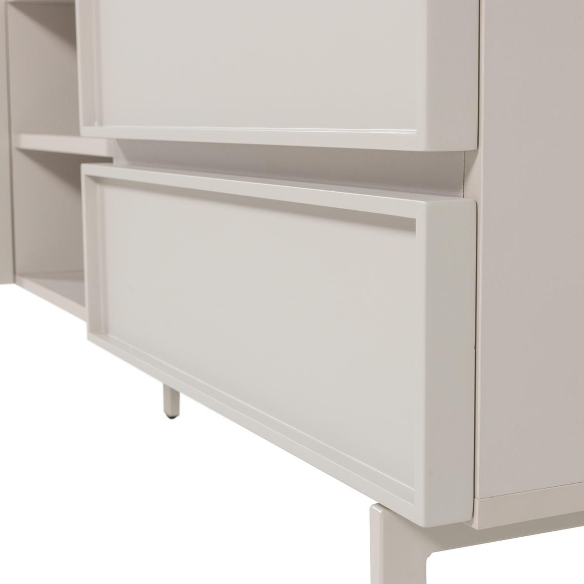 Lowboard Tours Sandfarben - Sandfarben, Design, Holzwerkstoff/Metall (180/51/42cm) - Livetastic