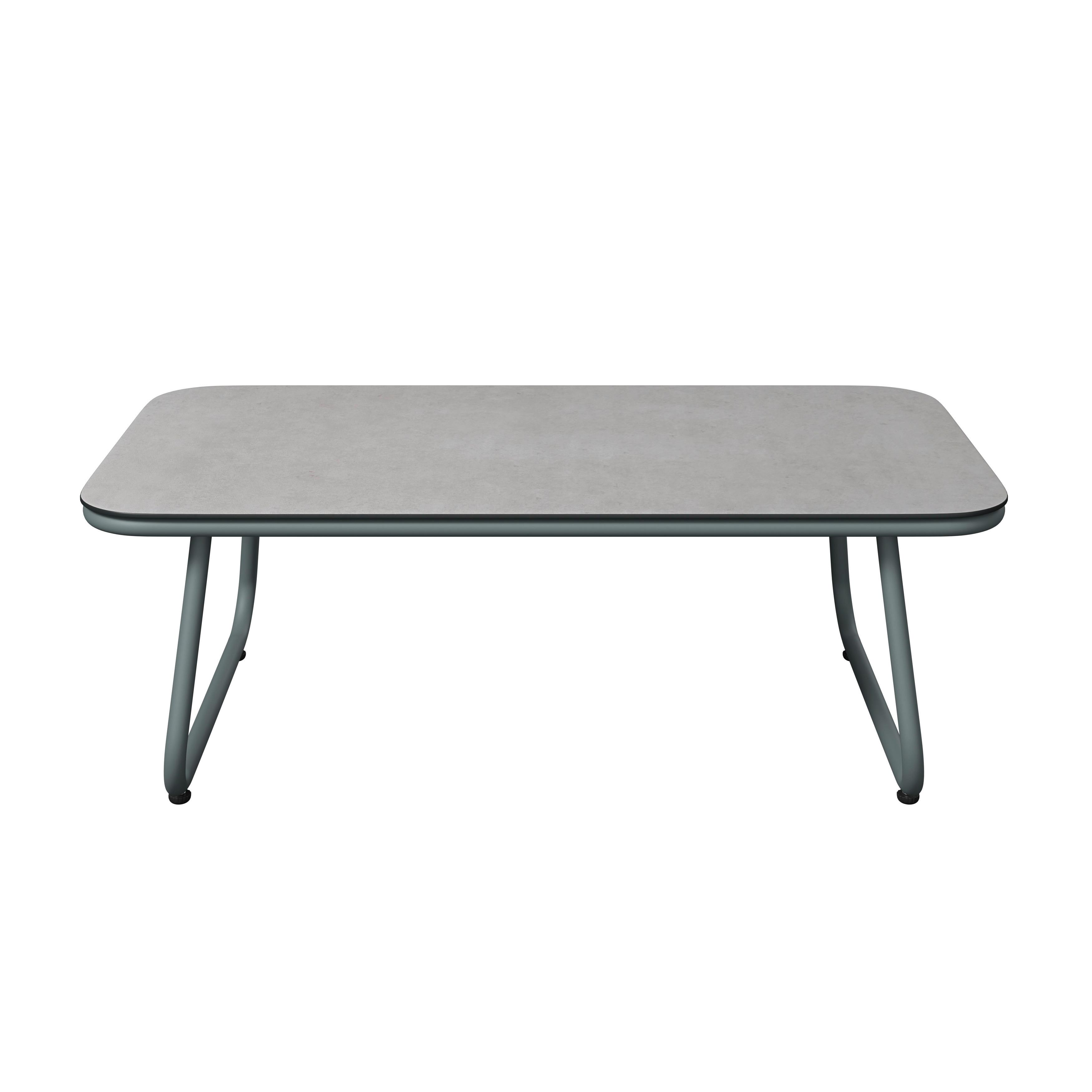 UTEMÖBLER SET BETTY - beige/grön, Modern, metall/glas - Mömax
