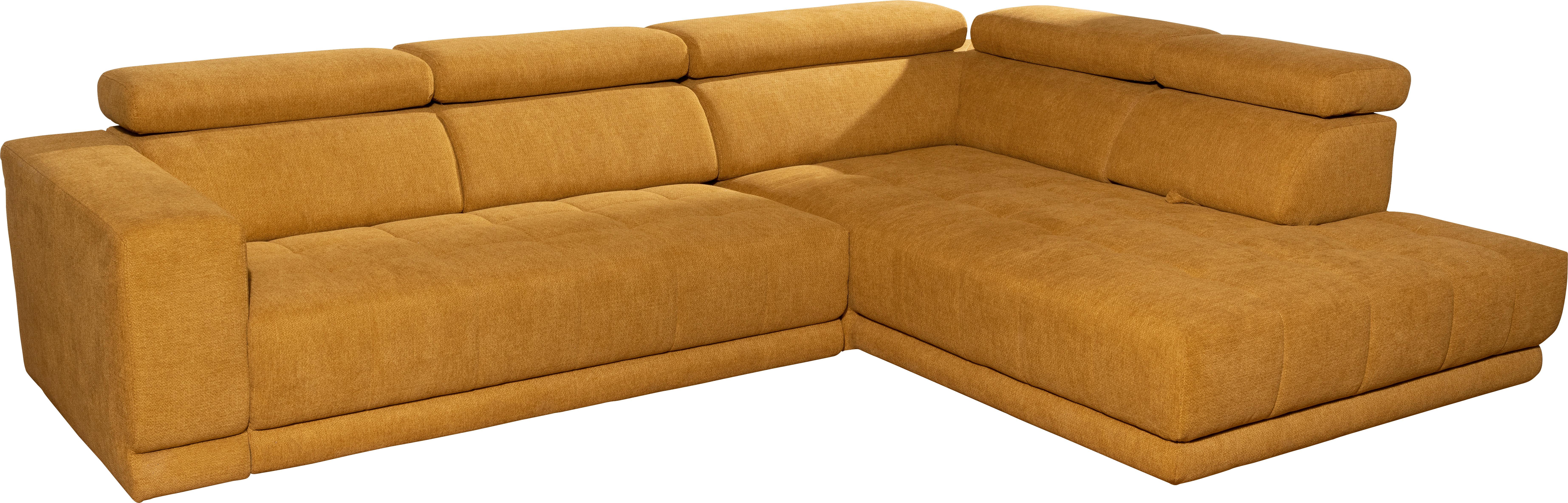 Kutna Garnitura Portland - curry žuta/crna, Konvencionalno, tekstil/plastika (321/78-98/230cm) - Mömax