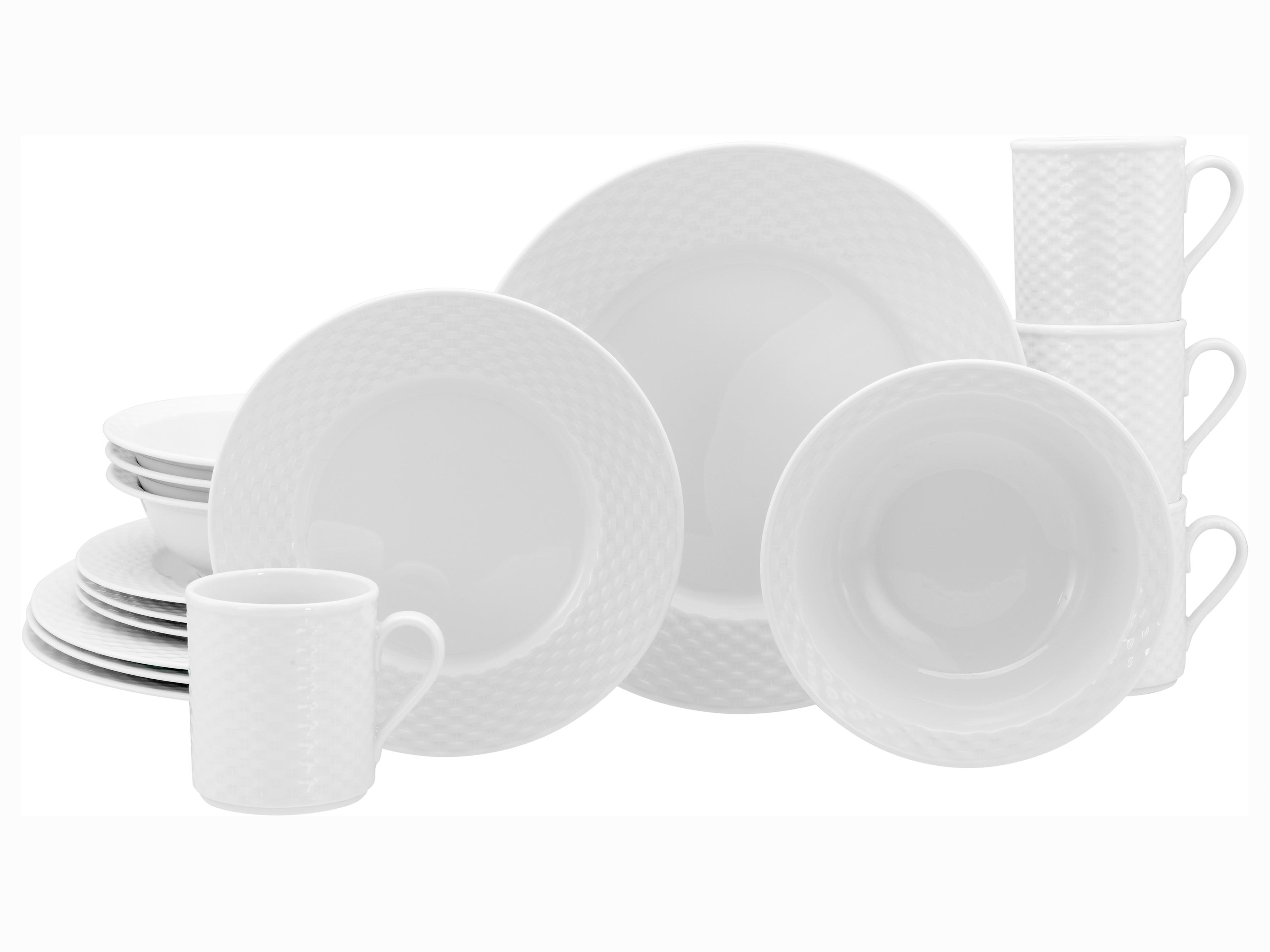 Kombinirani Servis Polo, 16-Delni - bela, Basics, keramika - Creatable