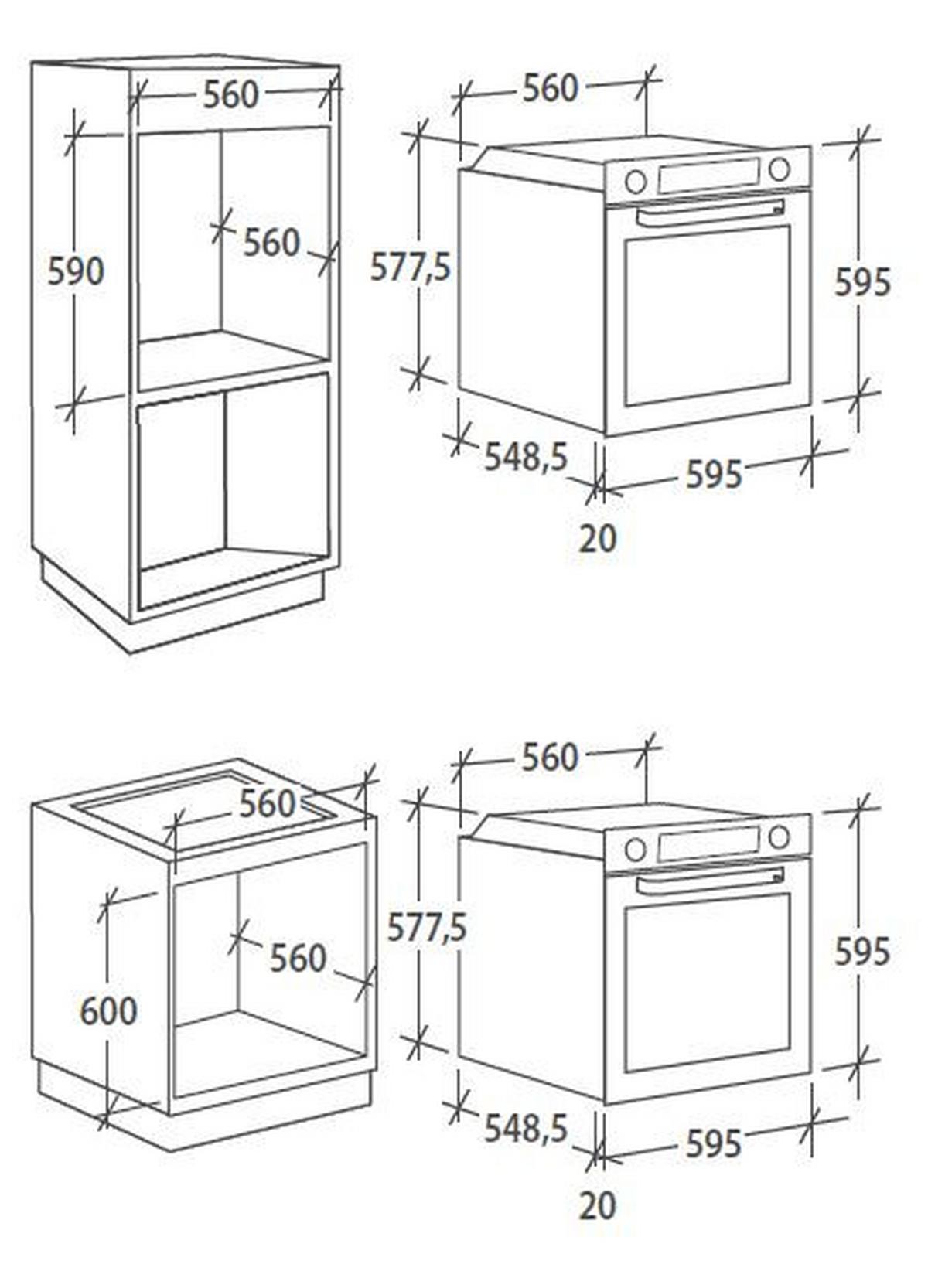 Kuhinjski Blok Z Aparati Noce Tonale, 360 Cm - črna/barve oreha, Moderno, kovina/leseni material (360/240/60cm) - Mömax
