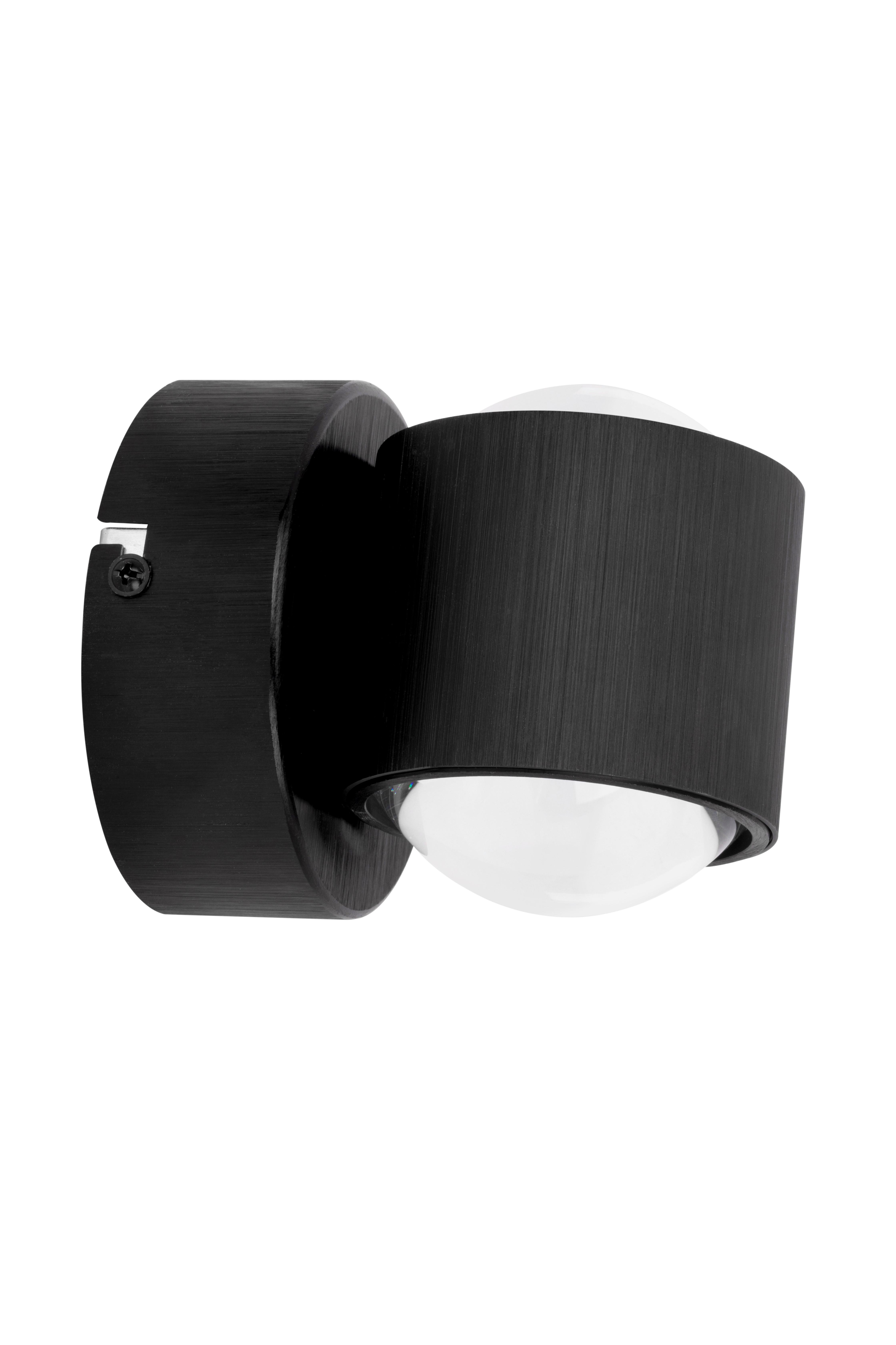 KINKIET LED COLUMBIA *SBN* - czarny, Design, tworzywo sztuczne/metal (12/11cm) - Novel
