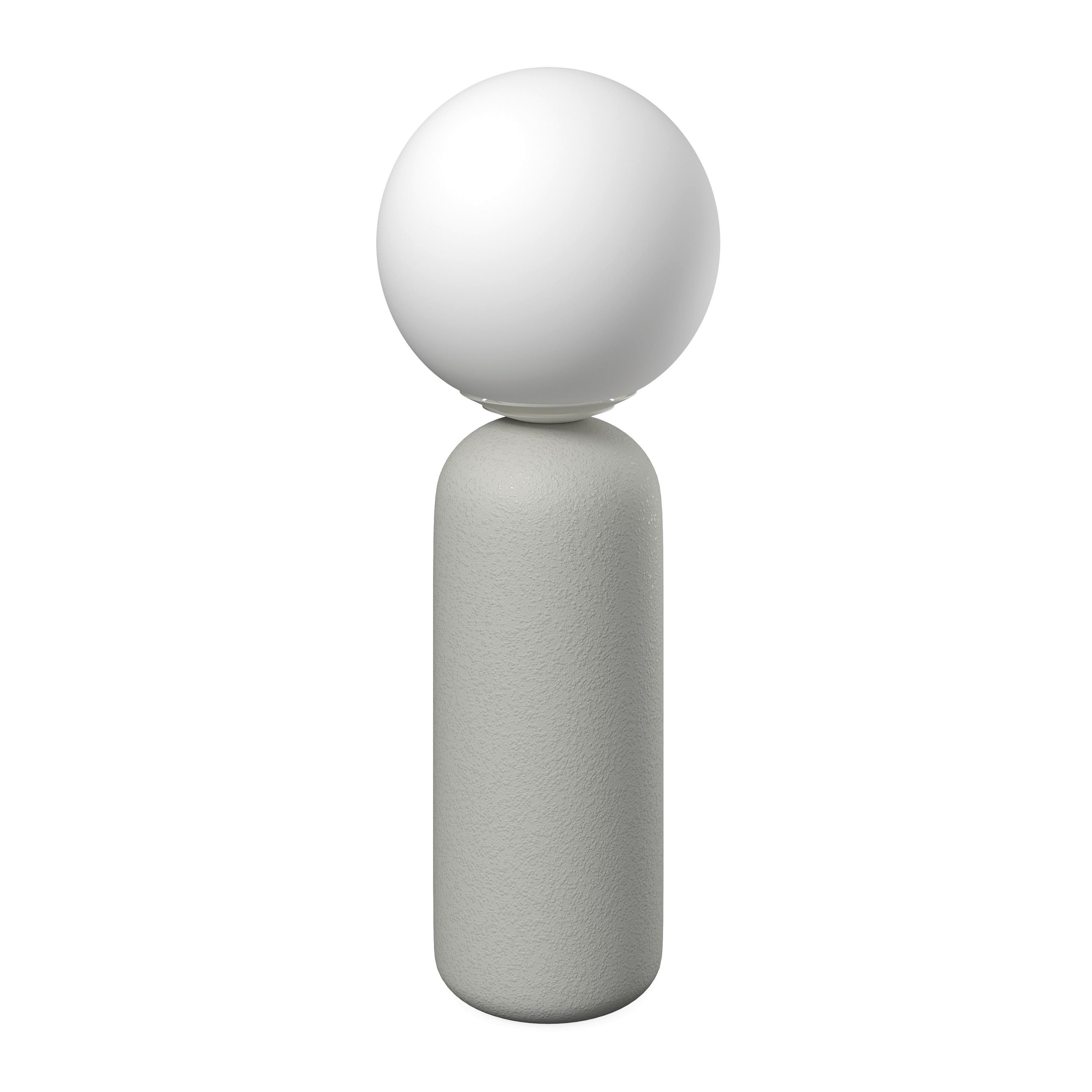 Tischleuchte Amora Weiß max. 40 Watt - Weiß, MODERN, Keramik/Metall (20/52,5cm) - Bessagi Home