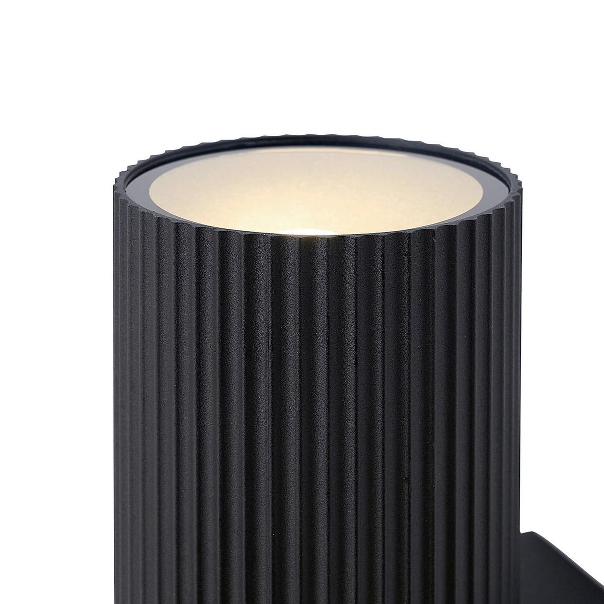 KINKIET ZEWNĘTRZNY 2618231003 KYKLOP RIPPLE MAXI - czarny, Design, metal (11/15,5/35,5cm) - Nordlux