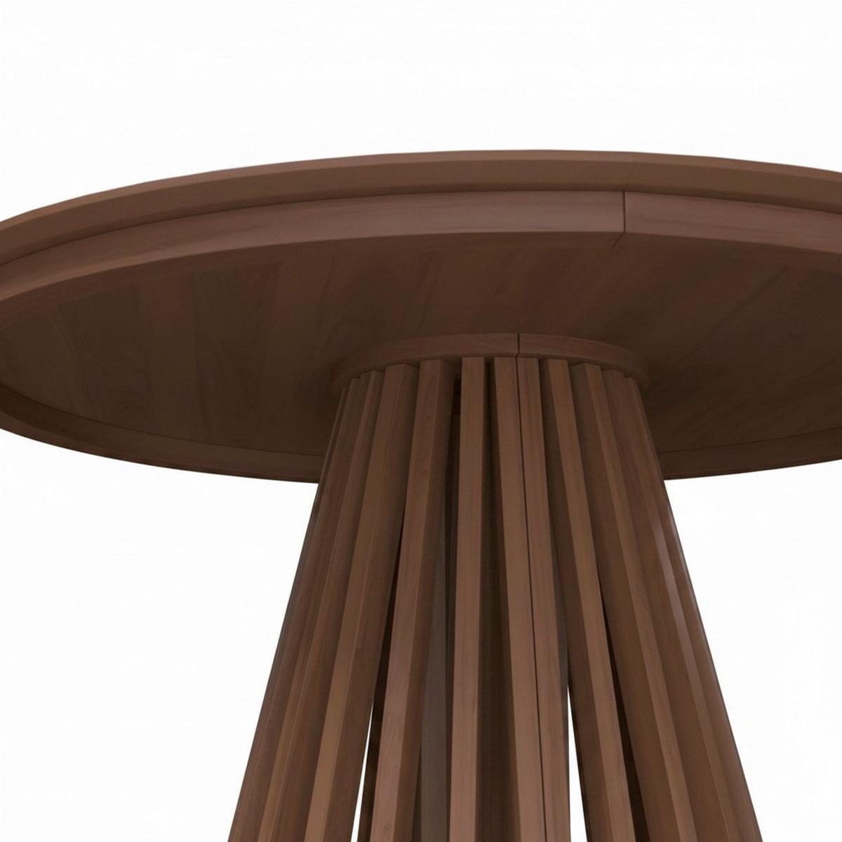 Stol Ennio - boje oraha, Moderno, drvni materijal/drvo (120-200/75/120cm) - Bessagi Home