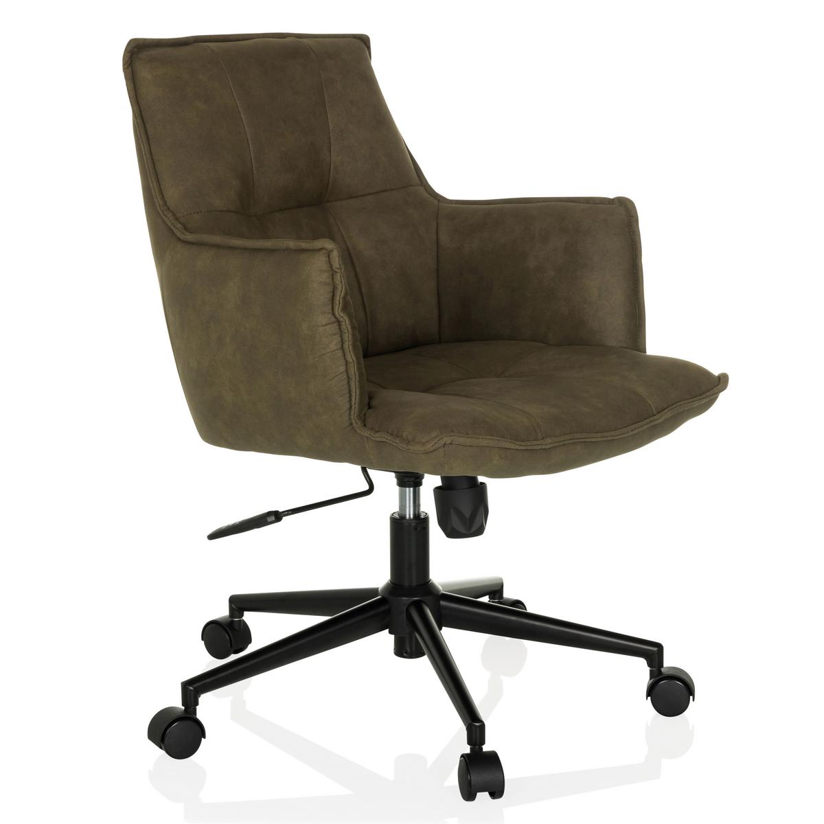 Vrtljivi Stol Solao Life, Zelena - črna/zelena, Moderno, kovina/umetna masa (54/85/70cm) - MID.YOU