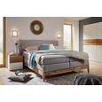 Boxspringbett in Grau ca. 180x200cm - Eichefarben/Grau, KONVENTIONELL, Holz/Textil (180/200cm) - Premium Living Boxspringbett in Grau ca. 180x200cm - Eichefarben/Grau, KONVENTIONELL, Holz/Textil (180/200cm) - Premium Living