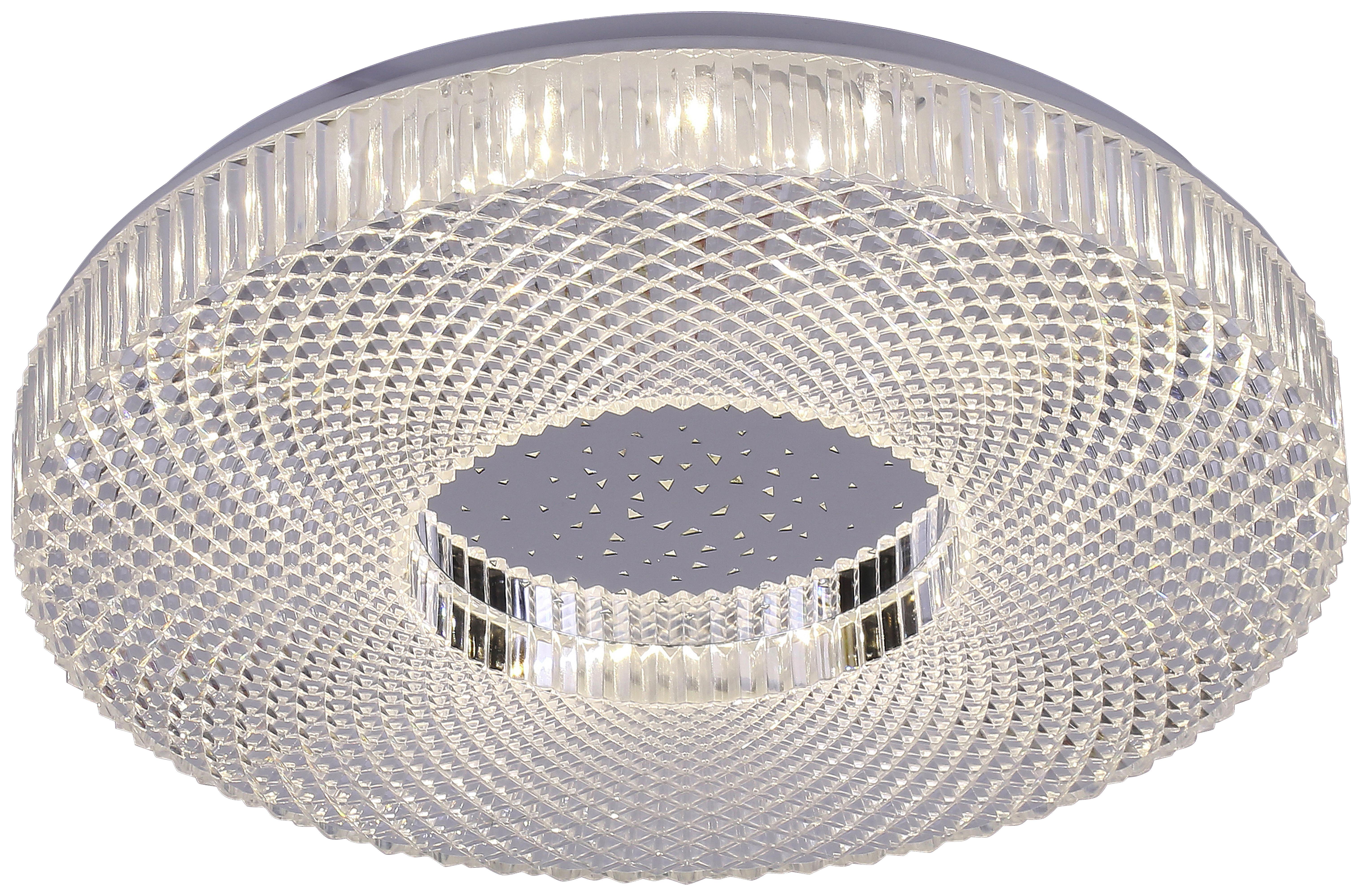 LED-Deckenleuchte Cassandra max. 36 Watt - Klar, MODERN, Kunststoff (50cm) - Premium Living