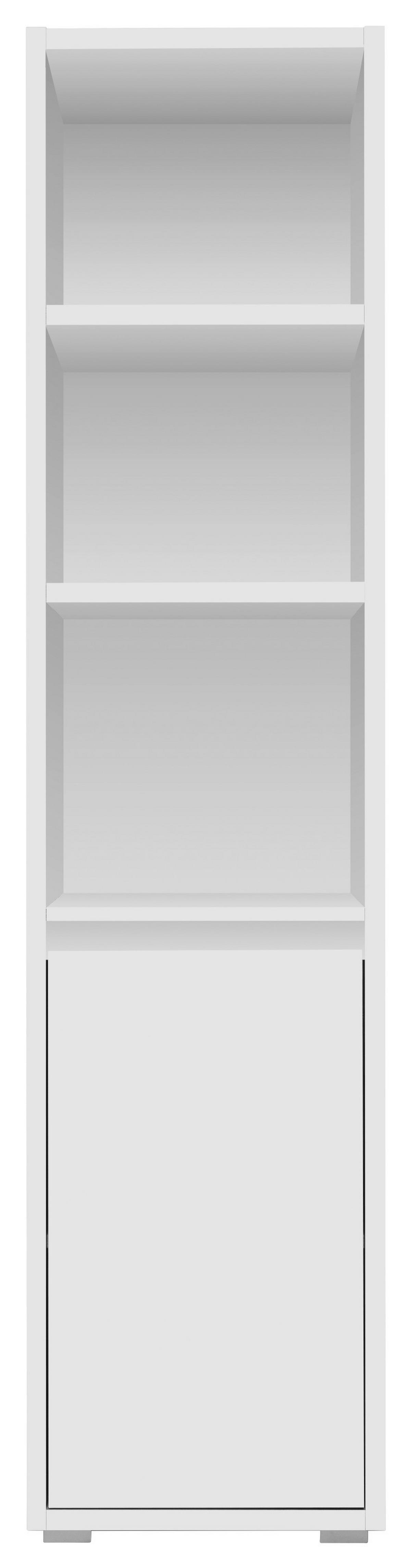 Arhivska Omara Image 25, Bela - srebrne barve/bela, Basics, umetna masa/leseni material (45/191/37cm) - MID.YOU