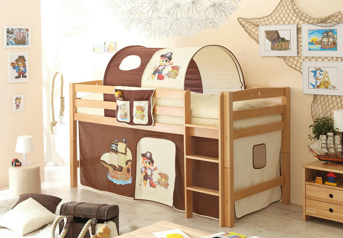 Žep Za Posteljo Leni - temno rjava, Konvencionalno, tekstil (56/32/2cm) - MID.YOU