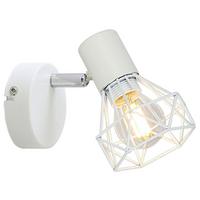 LAMPA REFLEKTOROWA 30143 - biały/kolor chromowy, Lifestyle, metal (13,5/8/16cm) - Fischer & Honsel