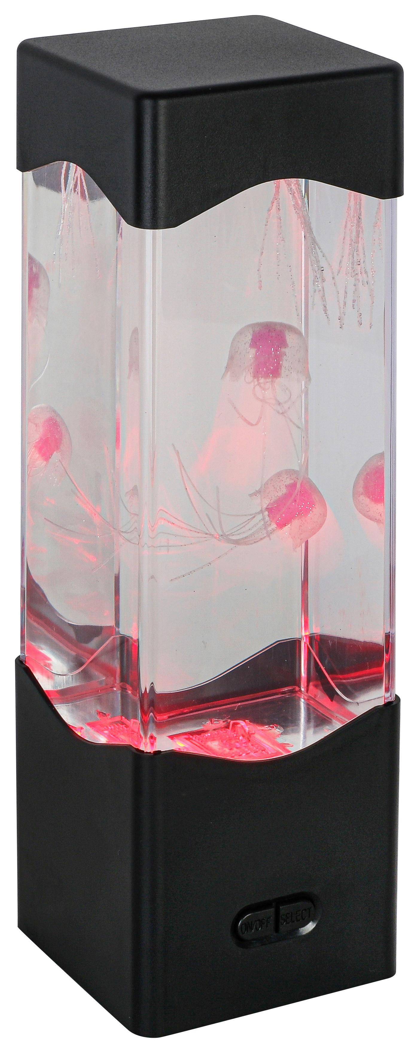 LED-DEKORATIONSLAMPA QUALI - svart/transparent, Modern, plast (7,5/23,3/7,5cm) - Mömax