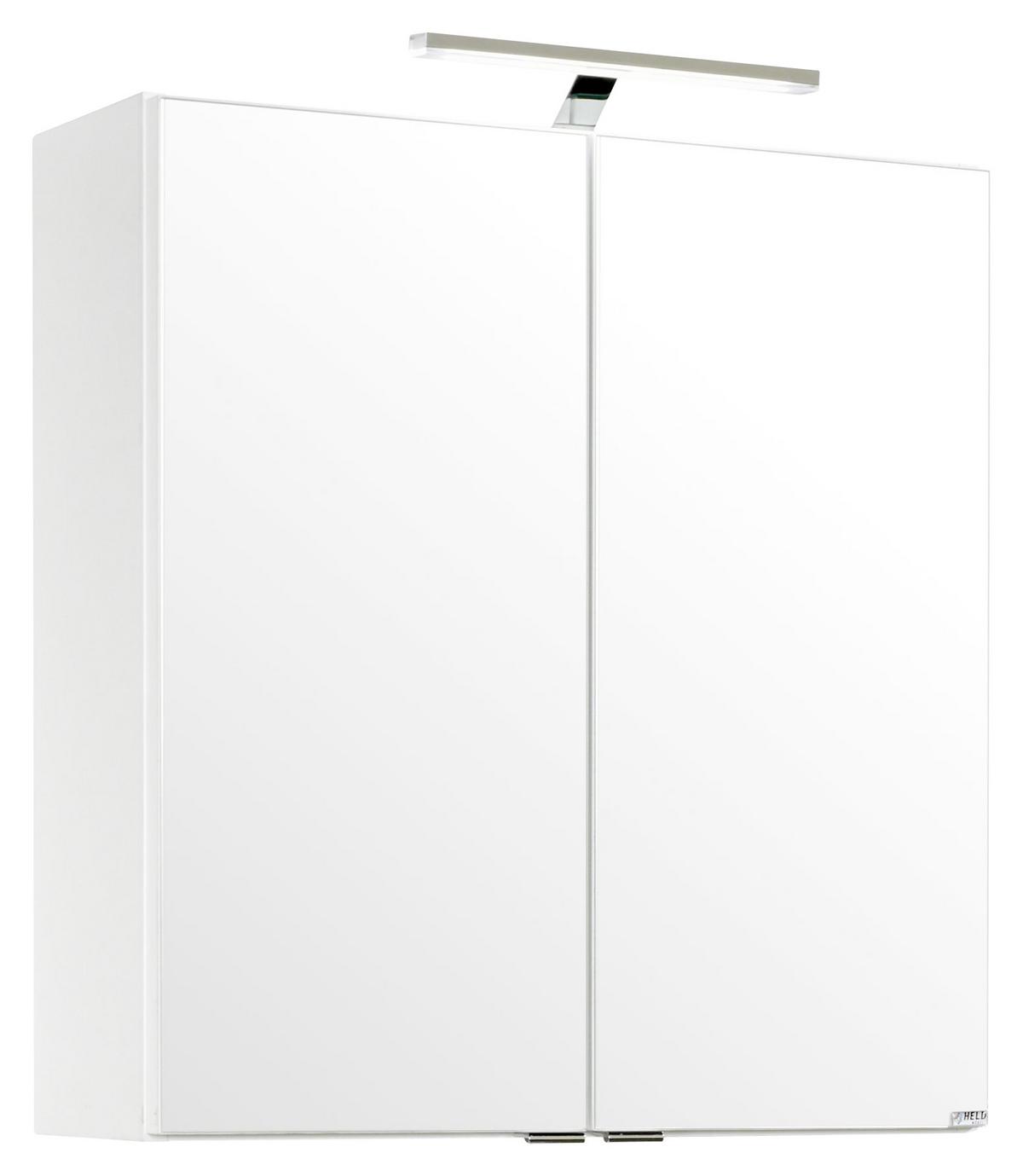 Badezimmer in Anthrazit/ Weiss 'Siena' - Anthrazit/Weiß, MODERN, Holzwerkstoff/Stein (60cm) - Held