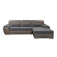 Wohnlandschaft in Anthrazit und Schlamm 'Antara' - Schlammfarben/Anthrazit, Design, Kunststoff/Textil (173/277cm) - Carryhome Wohnlandschaft in Anthrazit und Schlamm 'Antara' - Schlammfarben/Anthrazit, Design, Kunststoff/Textil (173/277cm) - Carryhome