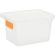 Box mit Deckel Mathias, ca. 23x15x14cm - Transparent, KONVENTIONELL, Kunststoff (23,3/15,3/13,8cm) - MÖMAX modern living