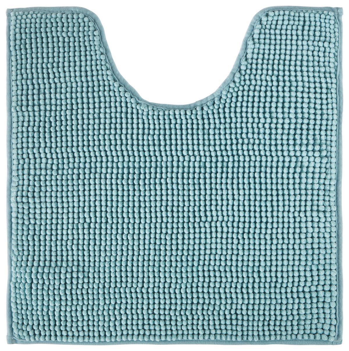 WC-Vorleger Nelly ca. 50x50cm - Hellblau, Textil (50/50cm) - Modern Living