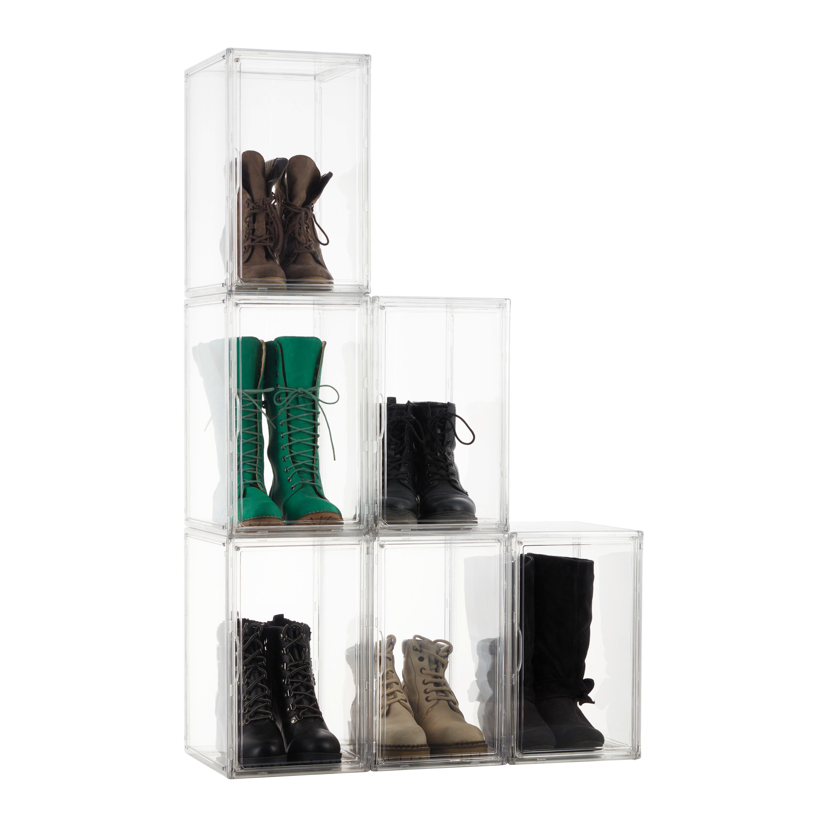 SCHUHBOX LARISSA -EXT- - Klar, KONVENTIONELL, Kunststoff (36/23/27cm) - Modern Living