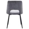 STUHL ZOE - Schwarz/Grau, LIFESTYLE, Textil/Metall (51/82/57cm) - Mömax