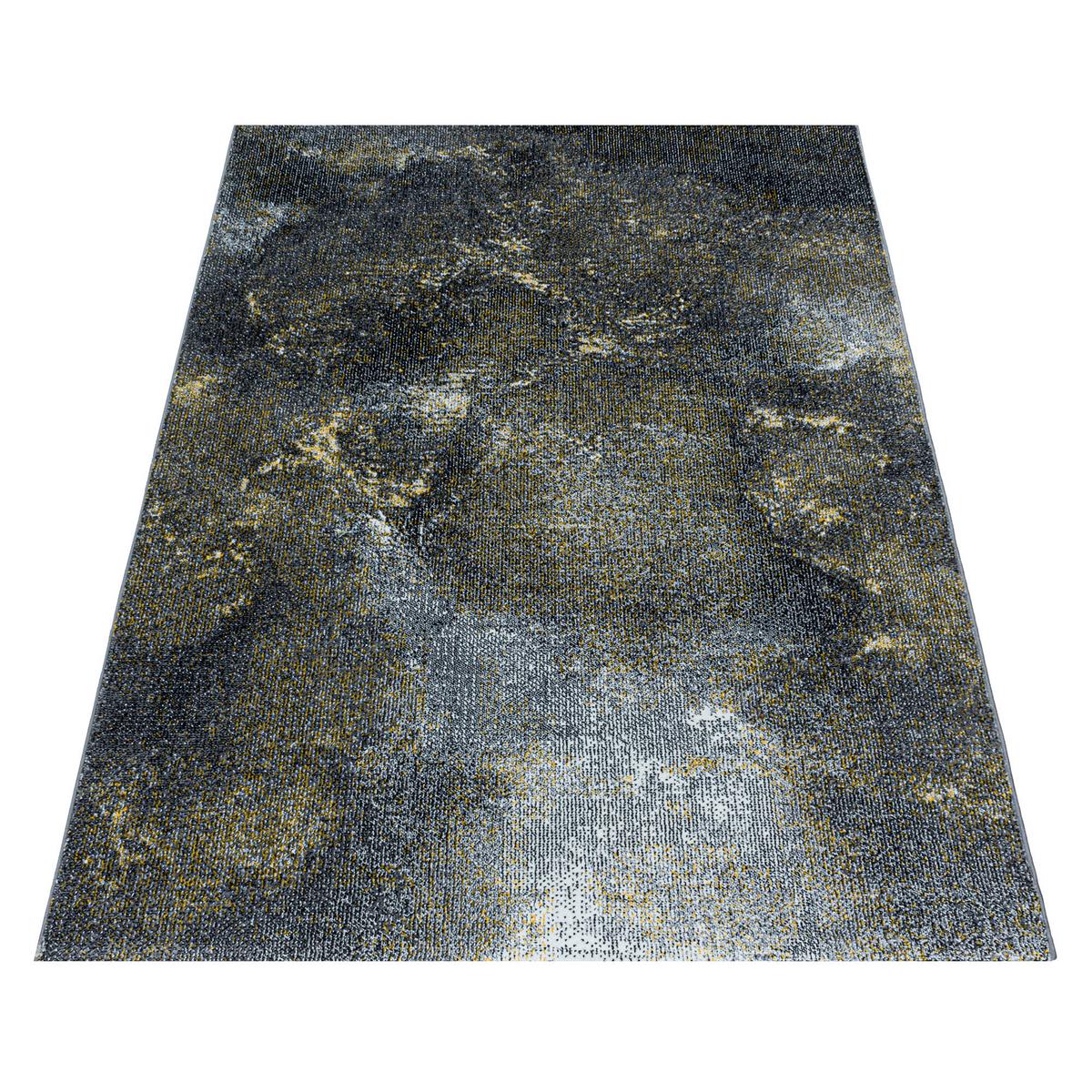 Webteppich Ottawa Gelb ca. 80x150cm - Gelb, Design, Textil (80/150cm)