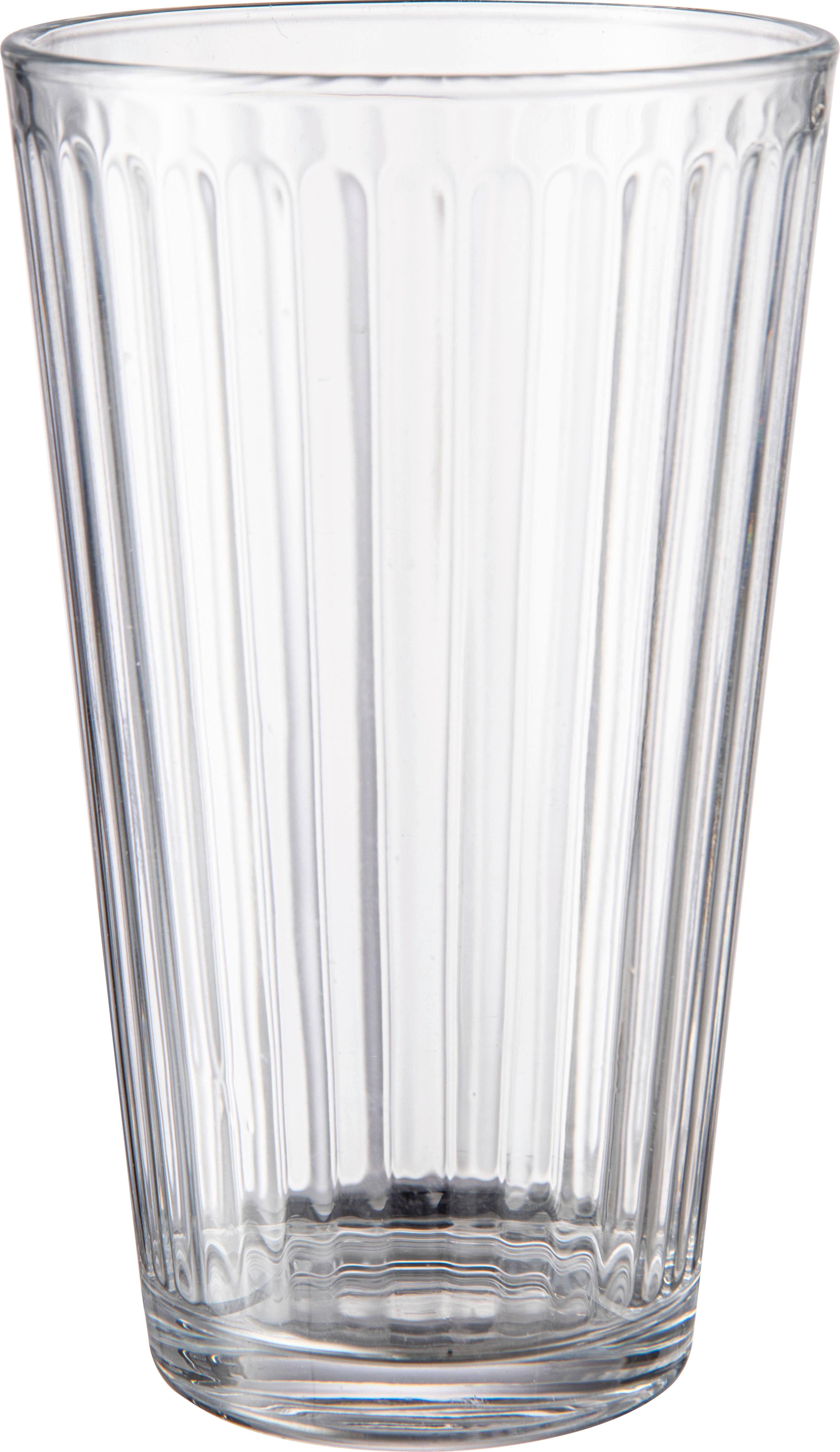 Gläserset Ole Klar, 4-teilig - Klar, KONVENTIONELL, Glas (460ml) - Mömax