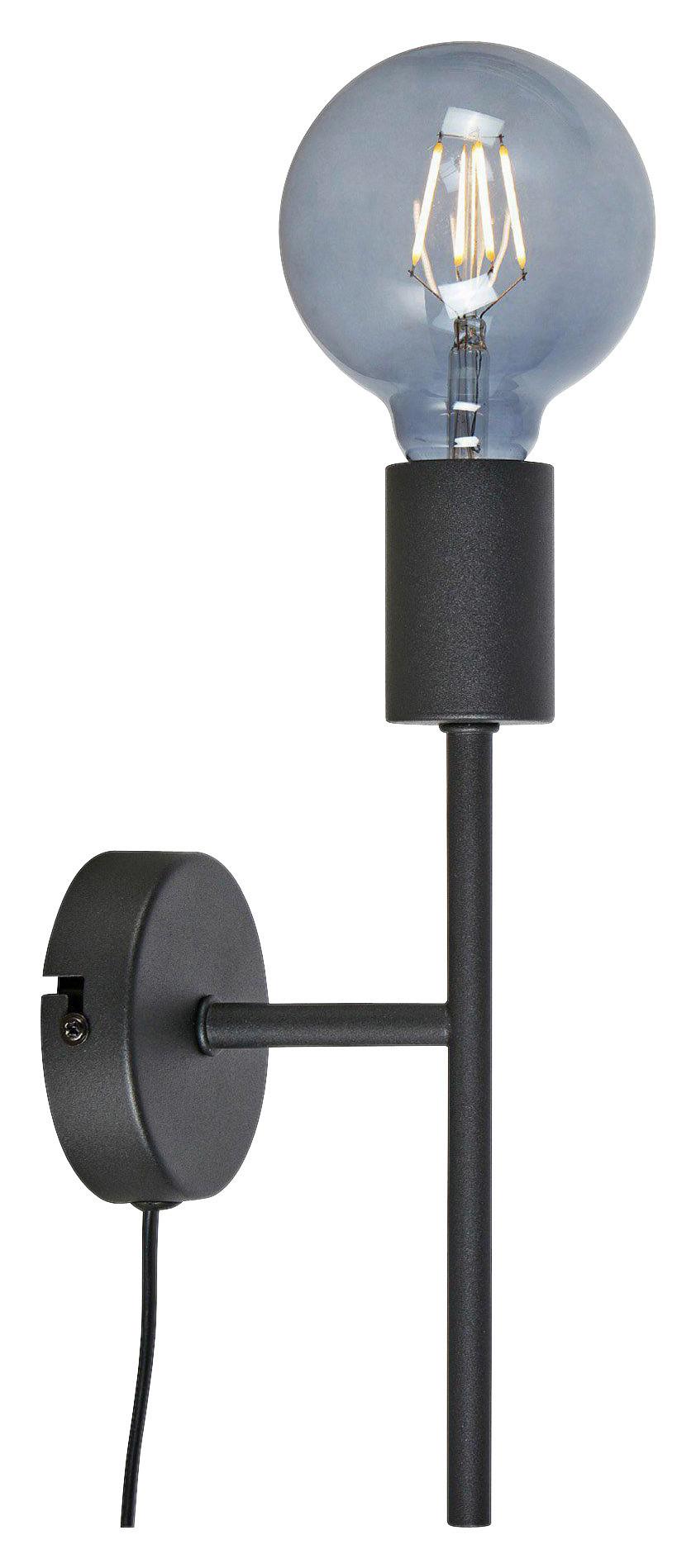 Wandleuchte Cielo Wall Schwarz max. 40 Watt - Schwarz, Basics, Metall (10/10/26,5cm) - Markslöjd