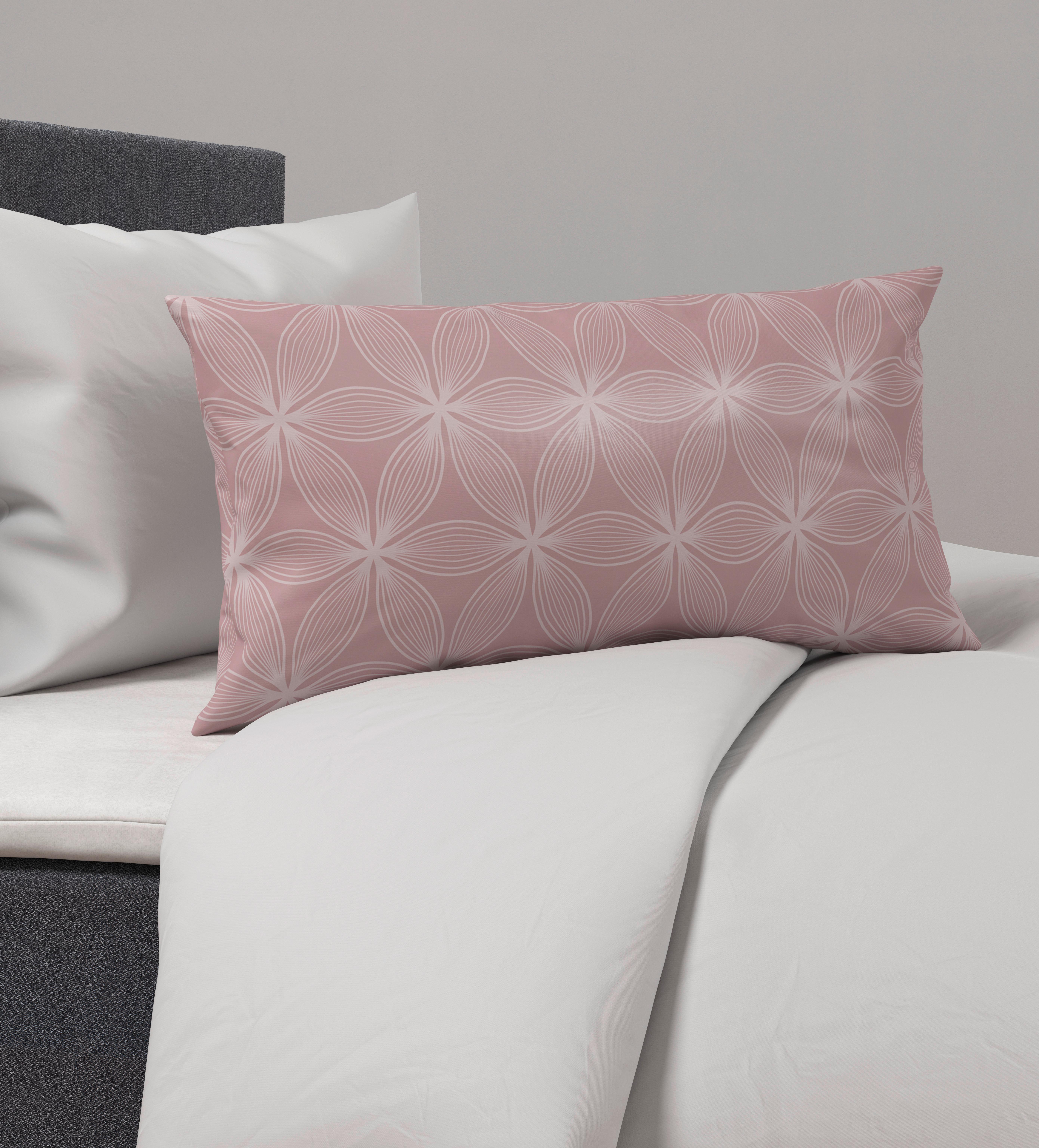 Kissenhülle Alex Design in Lila ca. 40x80cm - Lila, MODERN, Textil (40/80cm) - Premium Living