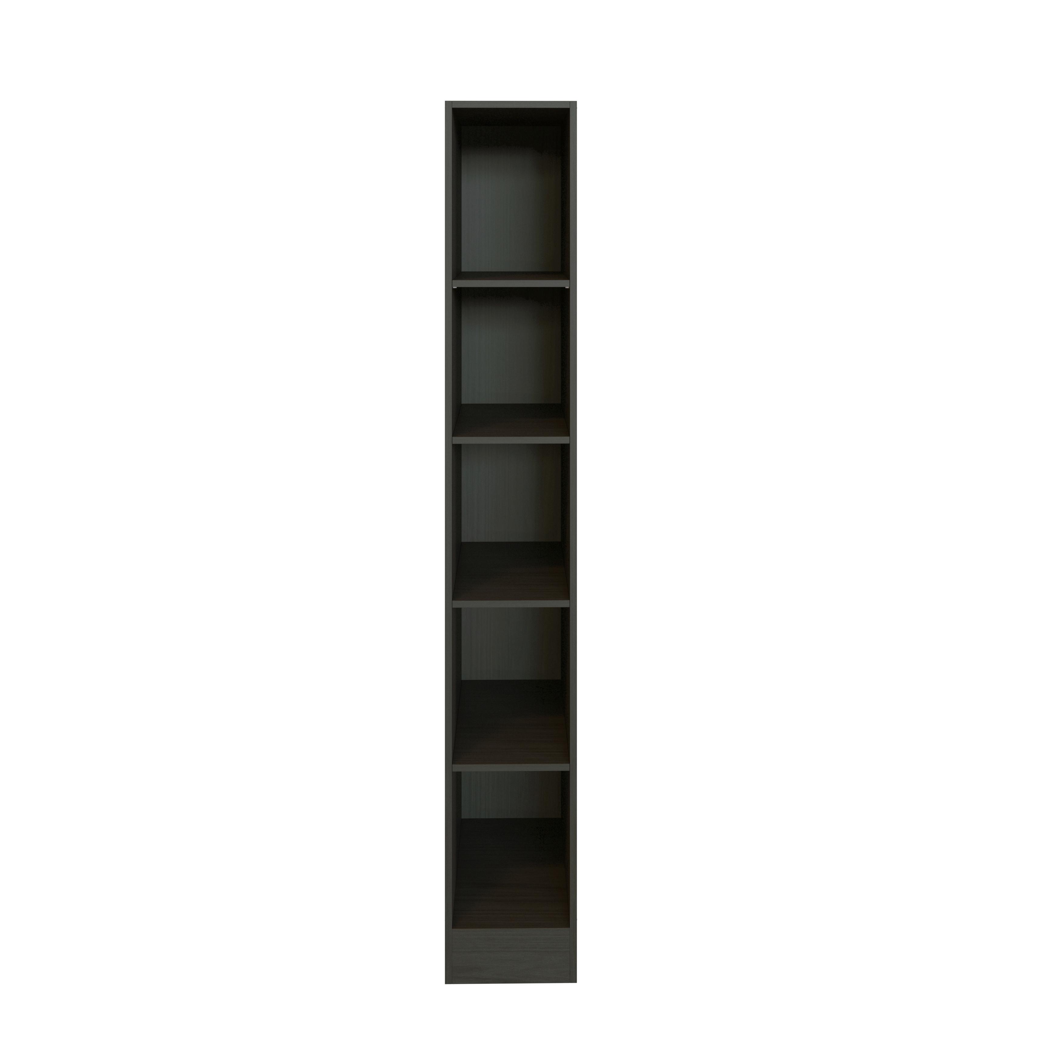 Held Regal ca. 30 cm Anthrazit - Anthrazit, MODERN, Holzwerkstoff (30/200/60cm) - Held