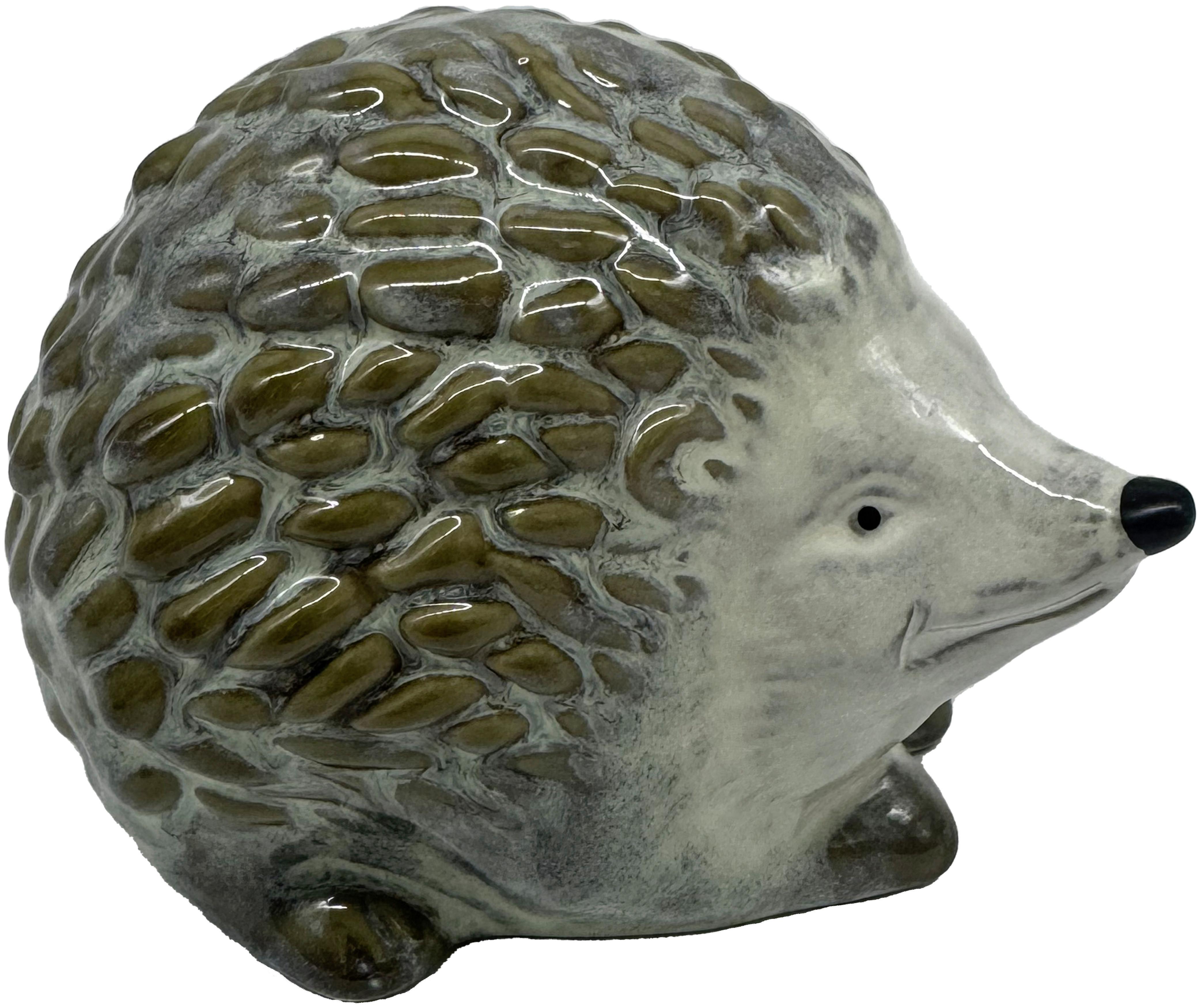 Dekoigel Hedgehog Grau - Grau, Keramik (13,8/10/10cm) - Mömax