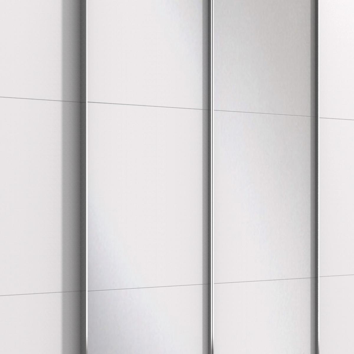 Ormar S Kliznim Vratima Level 36a - bijela/boje hrasta, Basics, staklo/drvni materijal (350/216/65cm) - Modern Living