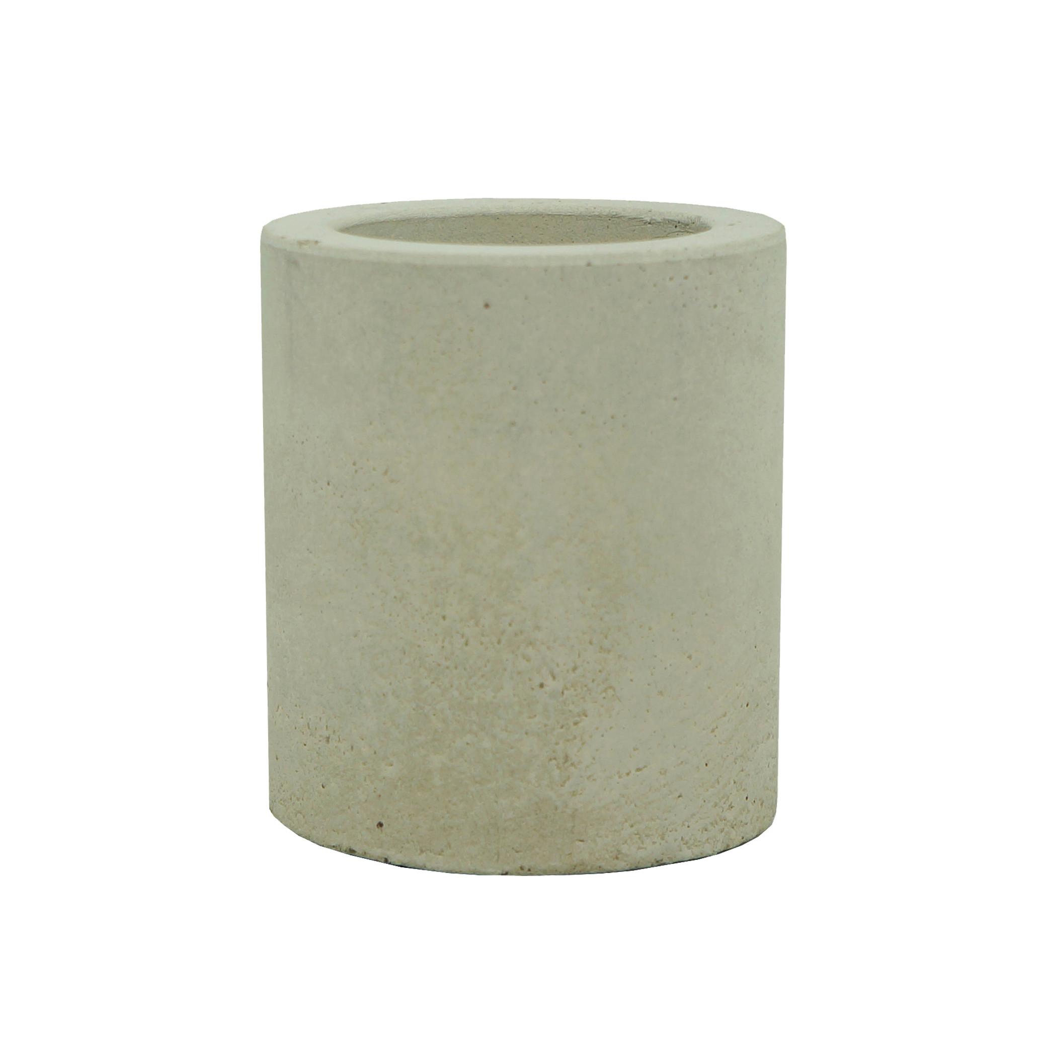 Kerzenhalter Liona Grau - Grau, Keramik (5,6/6,5cm) - Mömax