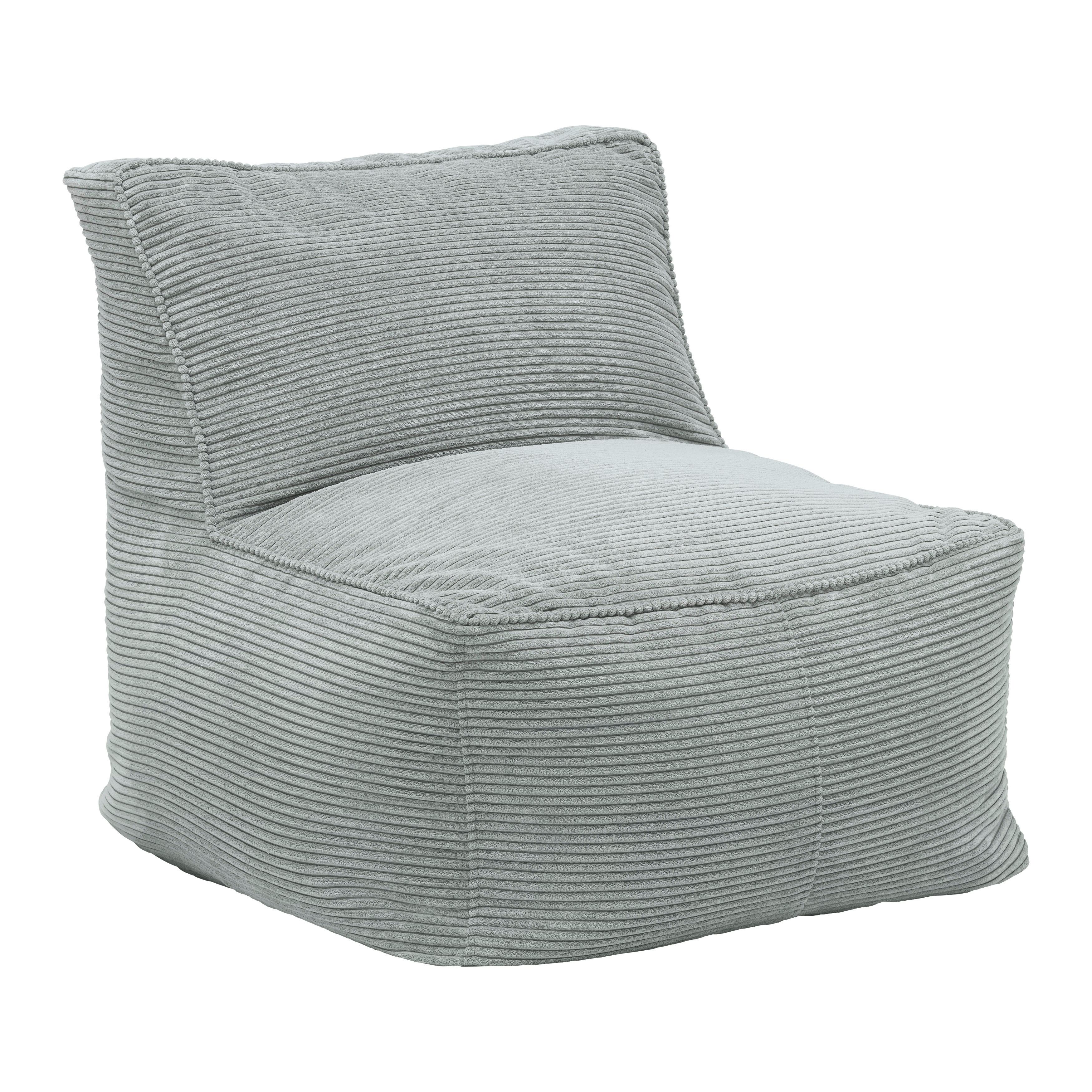 Sitzsack Caroline Grau - Grau, MODERN, Textil (75/84/88cm) - Mömax