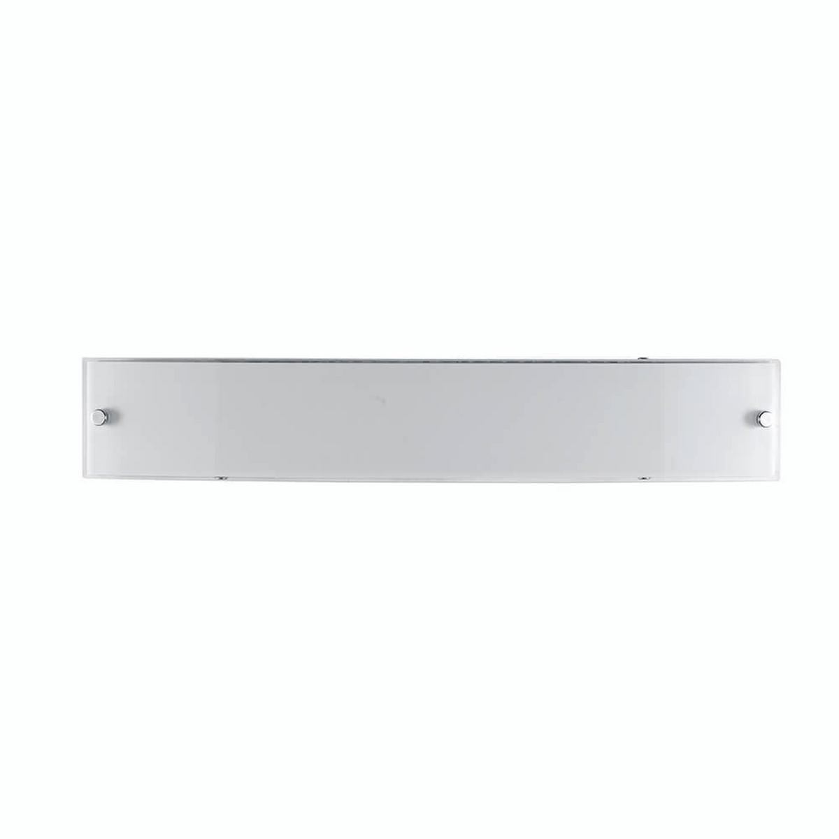 Spiegelleuchte Rettangolare Weiß max. 12 Watt - Weiß, KONVENTIONELL, Metall (45/8/8cm)