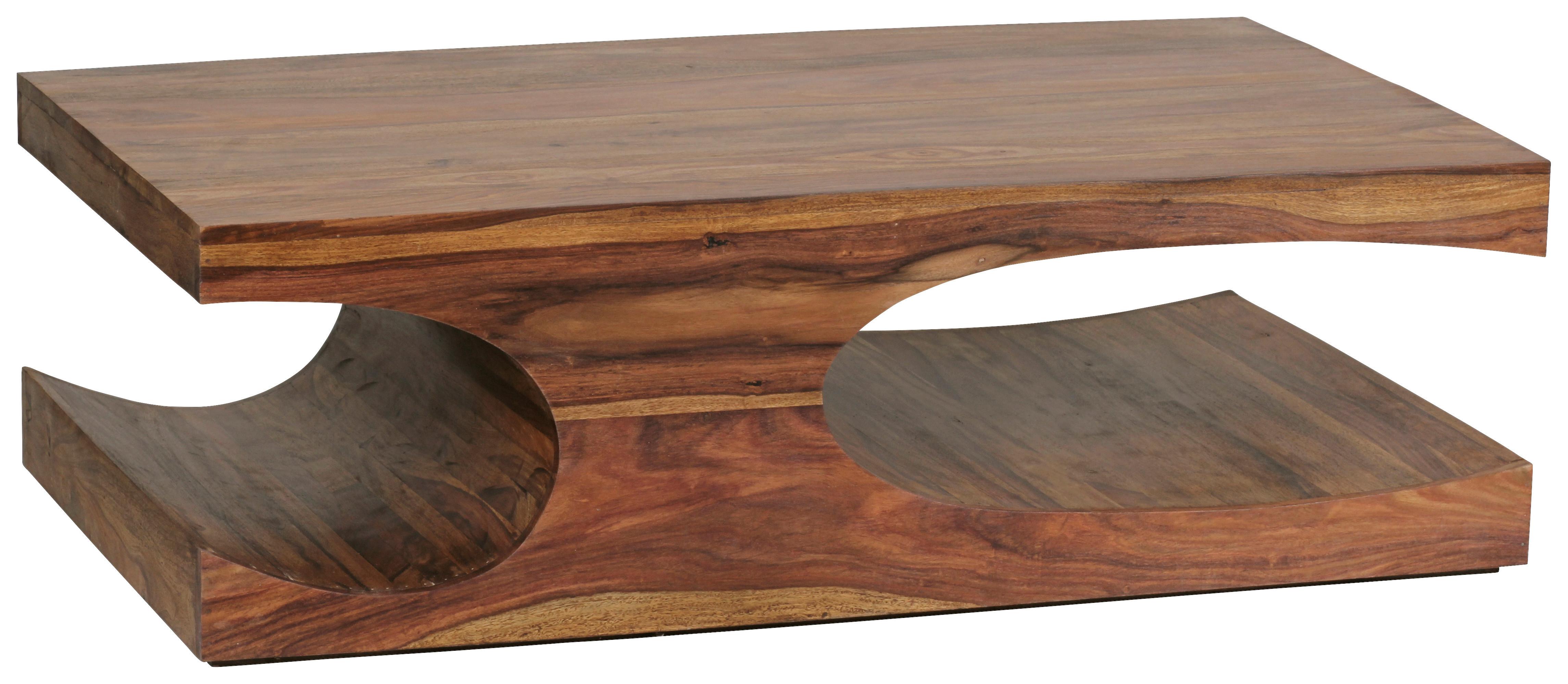 Klubska Miza Boha, Pravi Les - barve indijskega rožnega lesa, Design, les (118/70/38cm) - MID.YOU