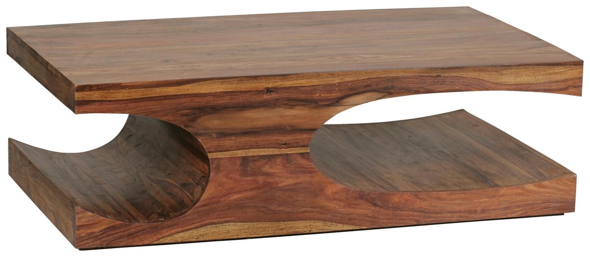 Klubska Miza Boha, Pravi Les - barve indijskega rožnega lesa, Design, les (118/70/38cm) - MID.YOU