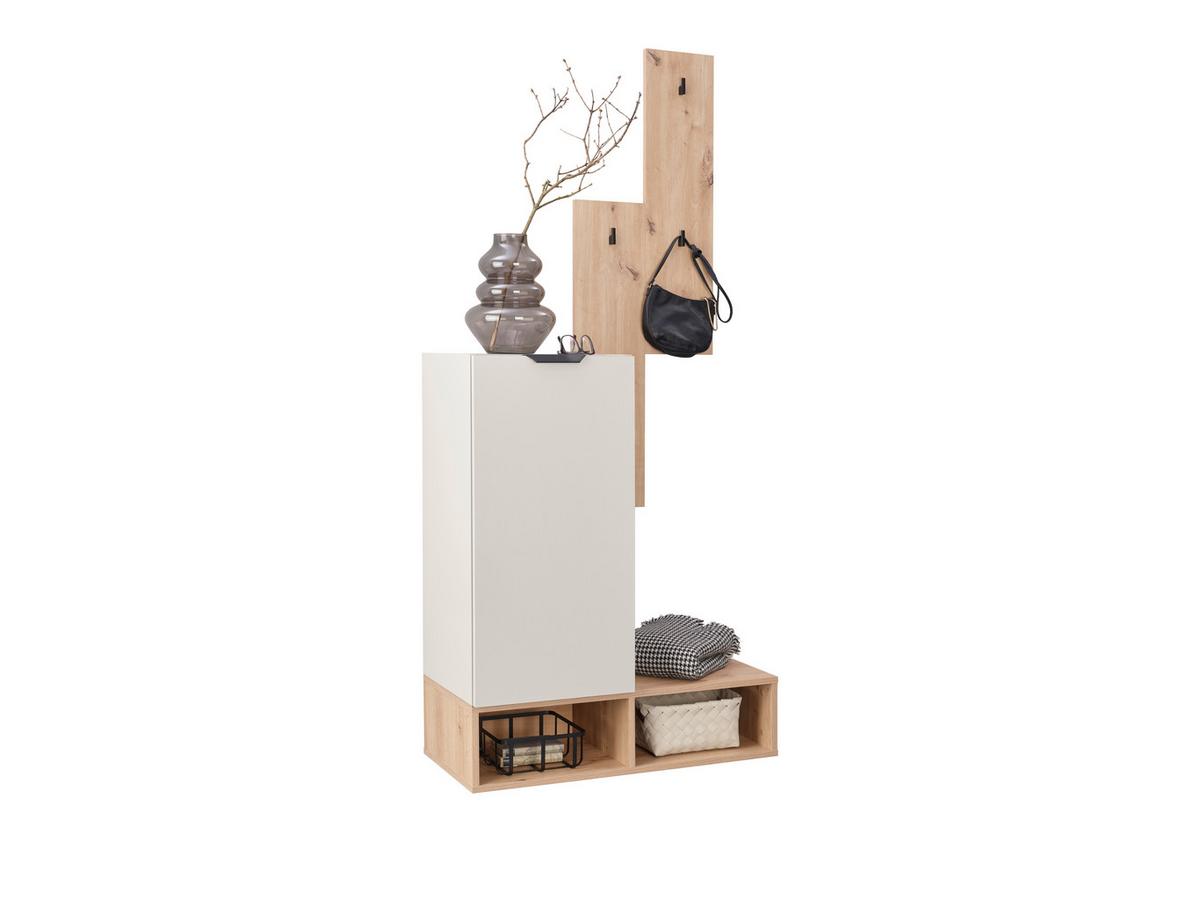 Ansamblu de hol CIAO - cașmir/stejar Artisan, Modern, material pe bază de lemn (80/181/37,9cm) - Modern Living